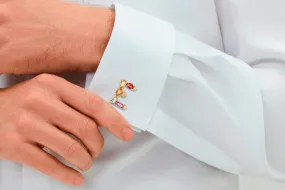 Cufflinks Letter E Initial 18kt Gold