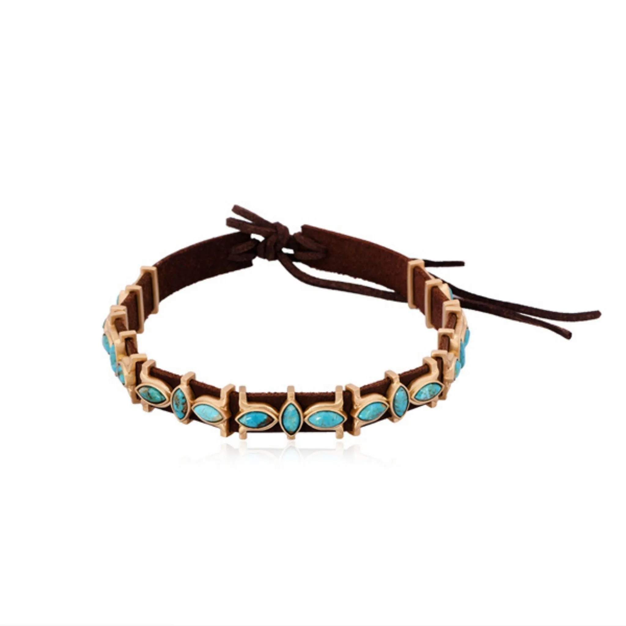 Desert Flower Hat Band  - Turquoise