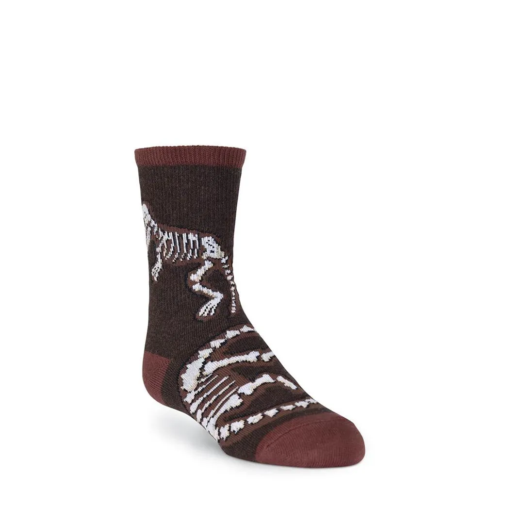 DINO BONES CREW SOCKS-BOY'S