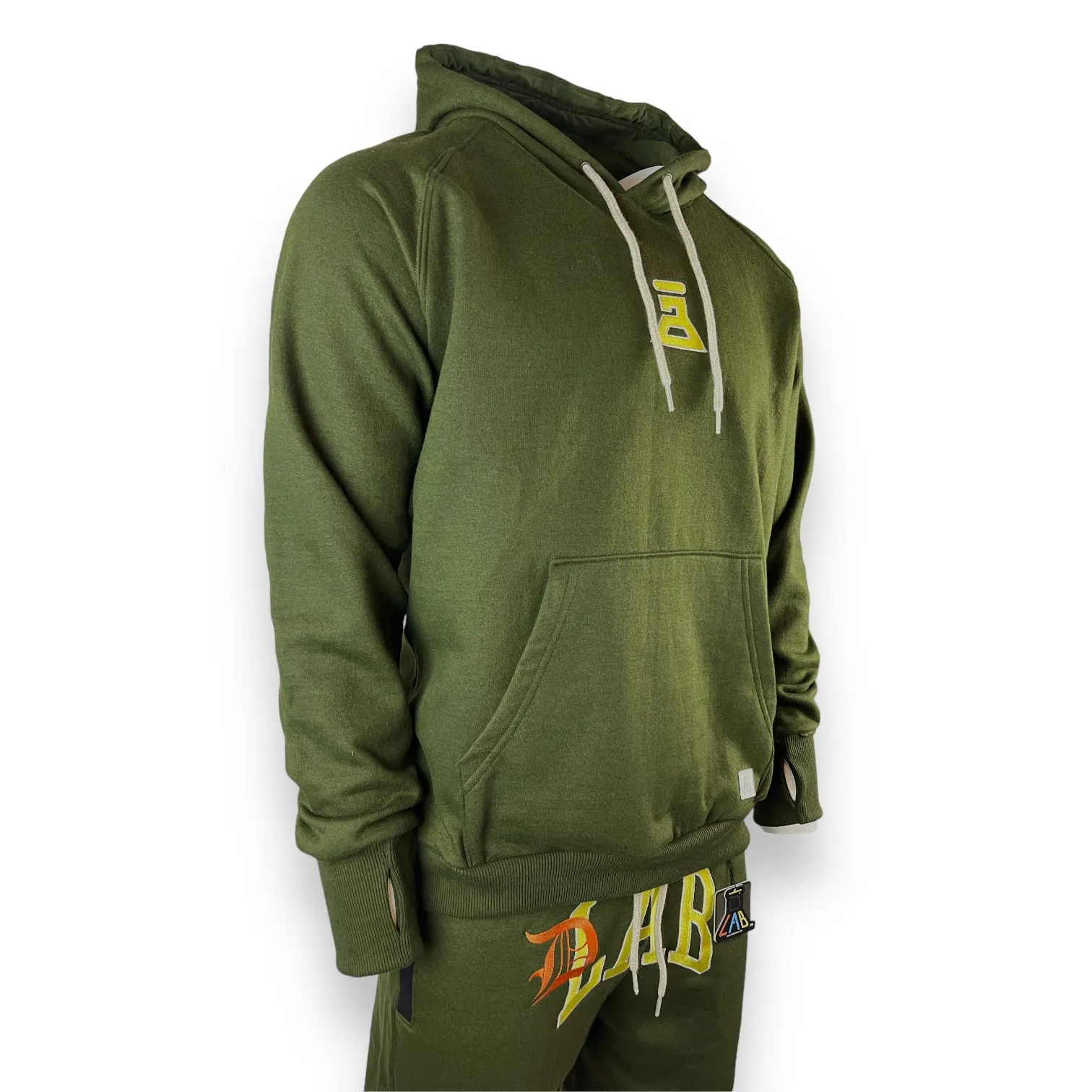 DLAB "SCRIPT” Oversized Hoodie Olive Green