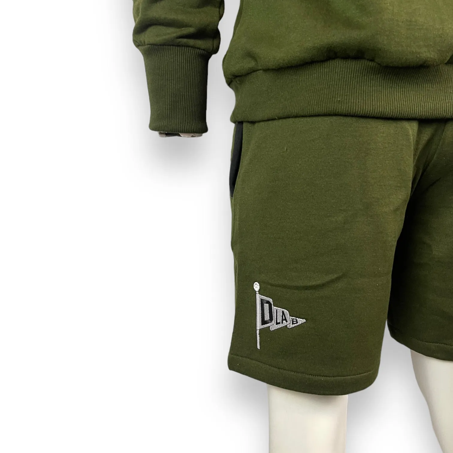 DLAB "SCRIPT” Oversized Hoodie Olive Green