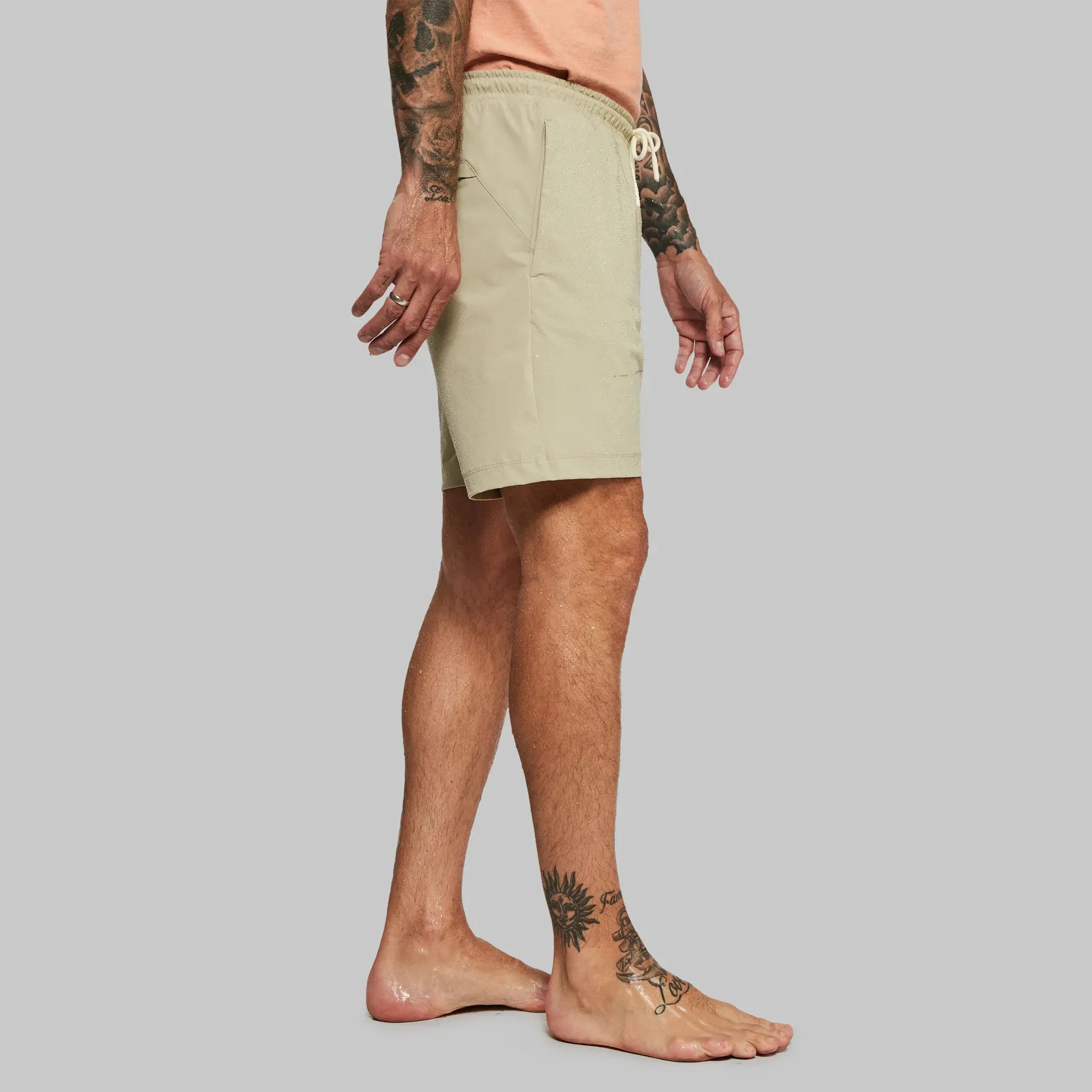 Equator Swim Shorts. Stone edition