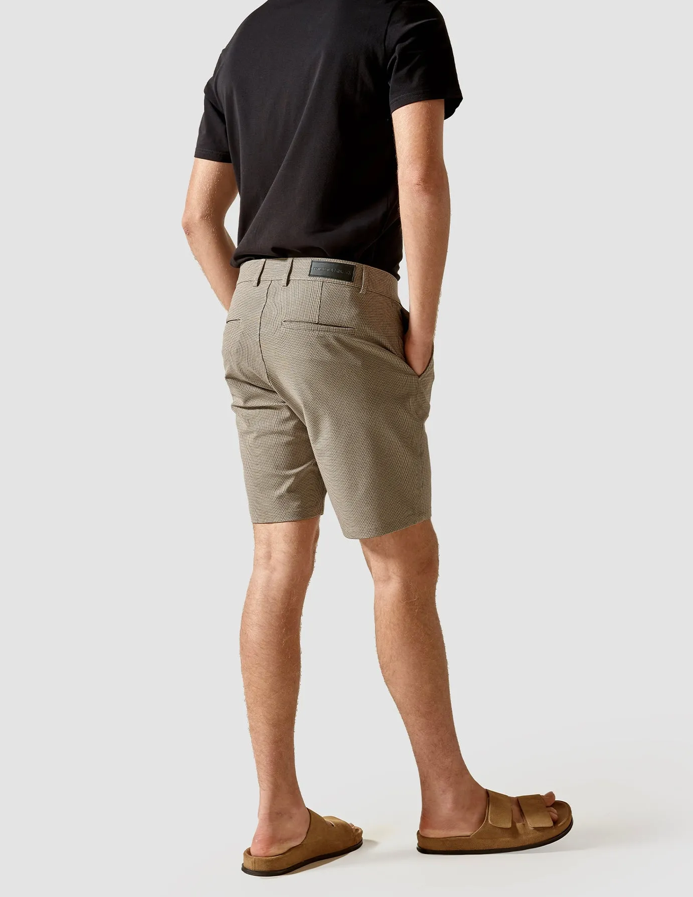 Essential Shorts Mini Brown Check