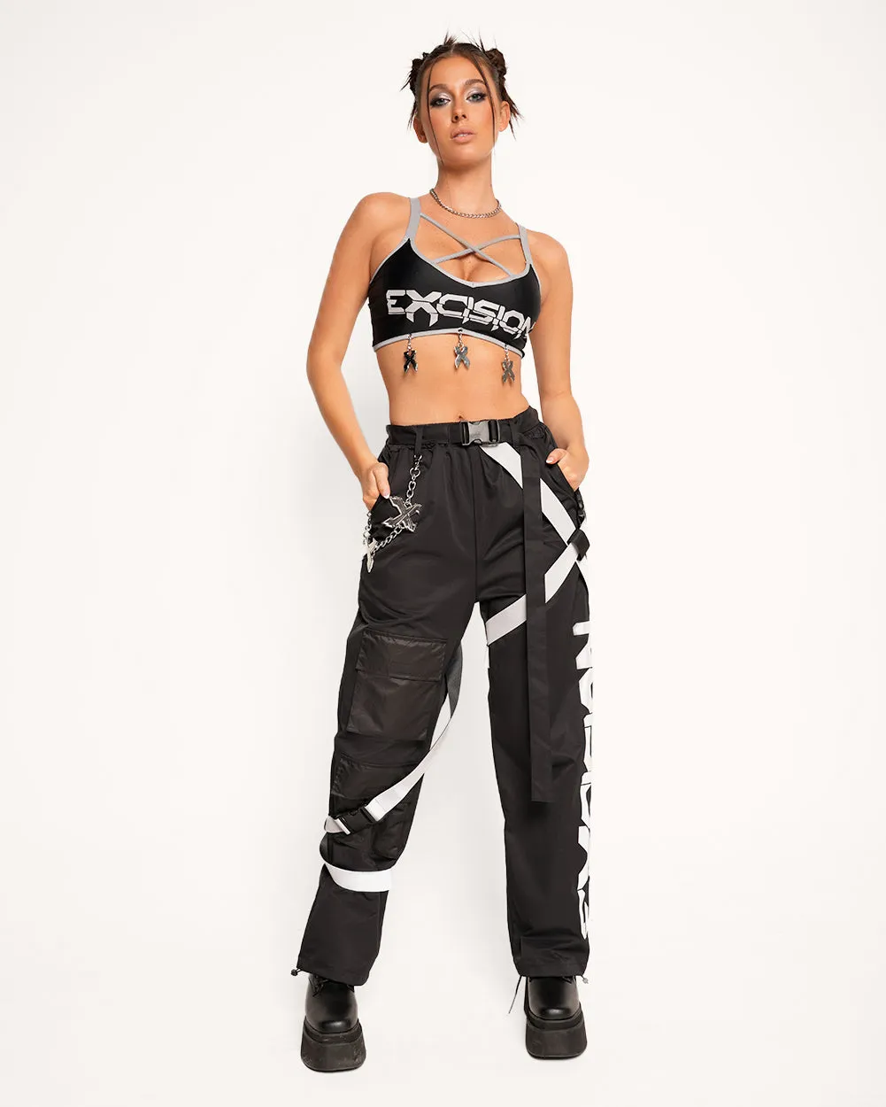 Excision x iHeartRaves Electric Surge Reflective Pants