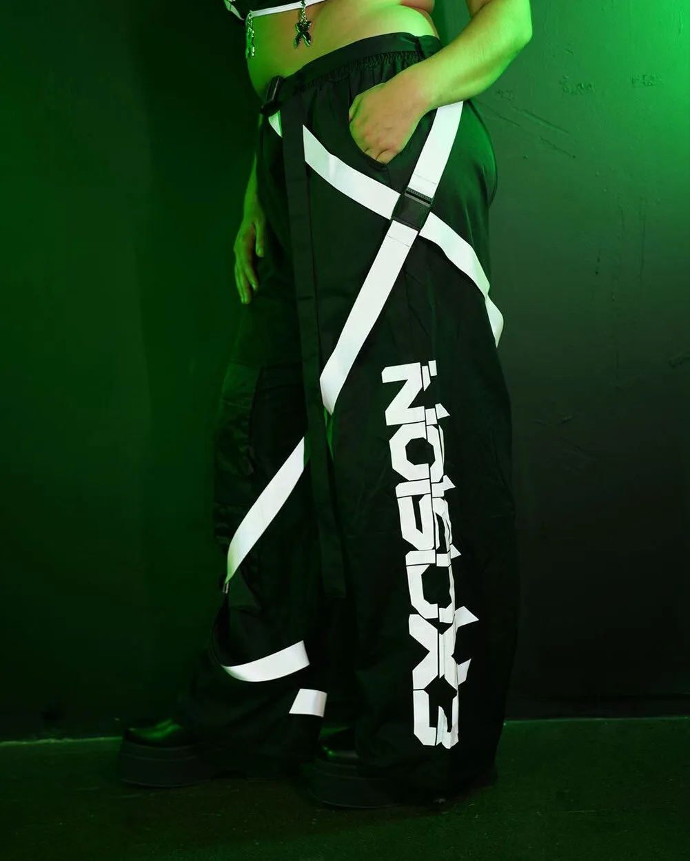 Excision x iHeartRaves Electric Surge Reflective Pants