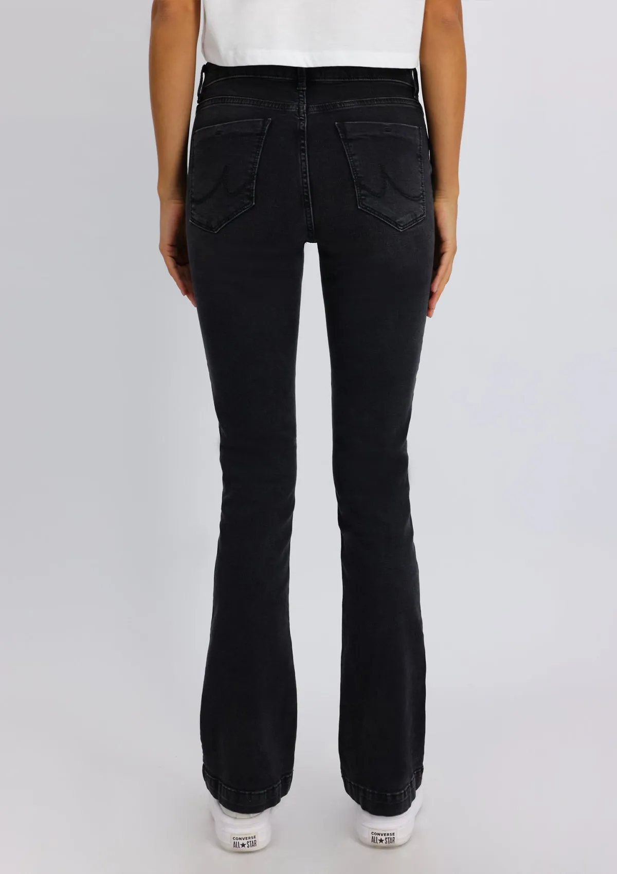 Fallon Harra Mid Rise Flare Jean