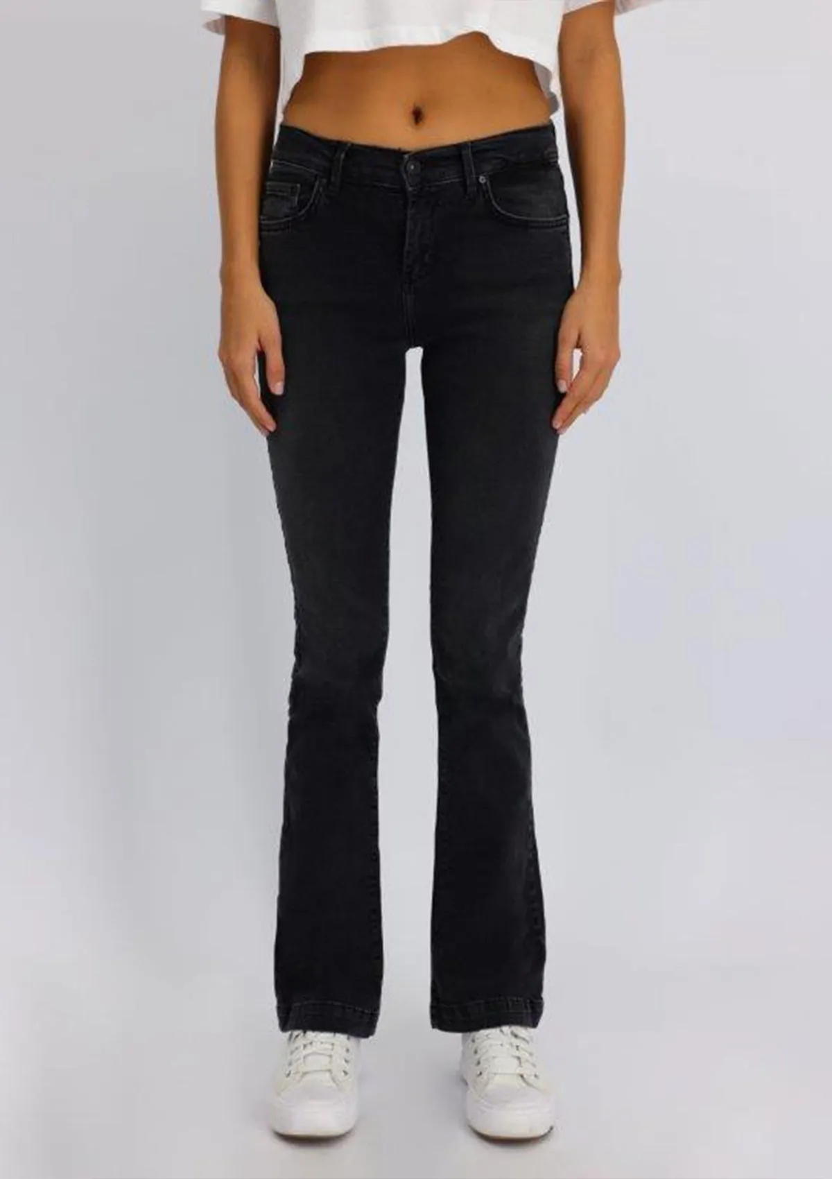 Fallon Harra Mid Rise Flare Jean