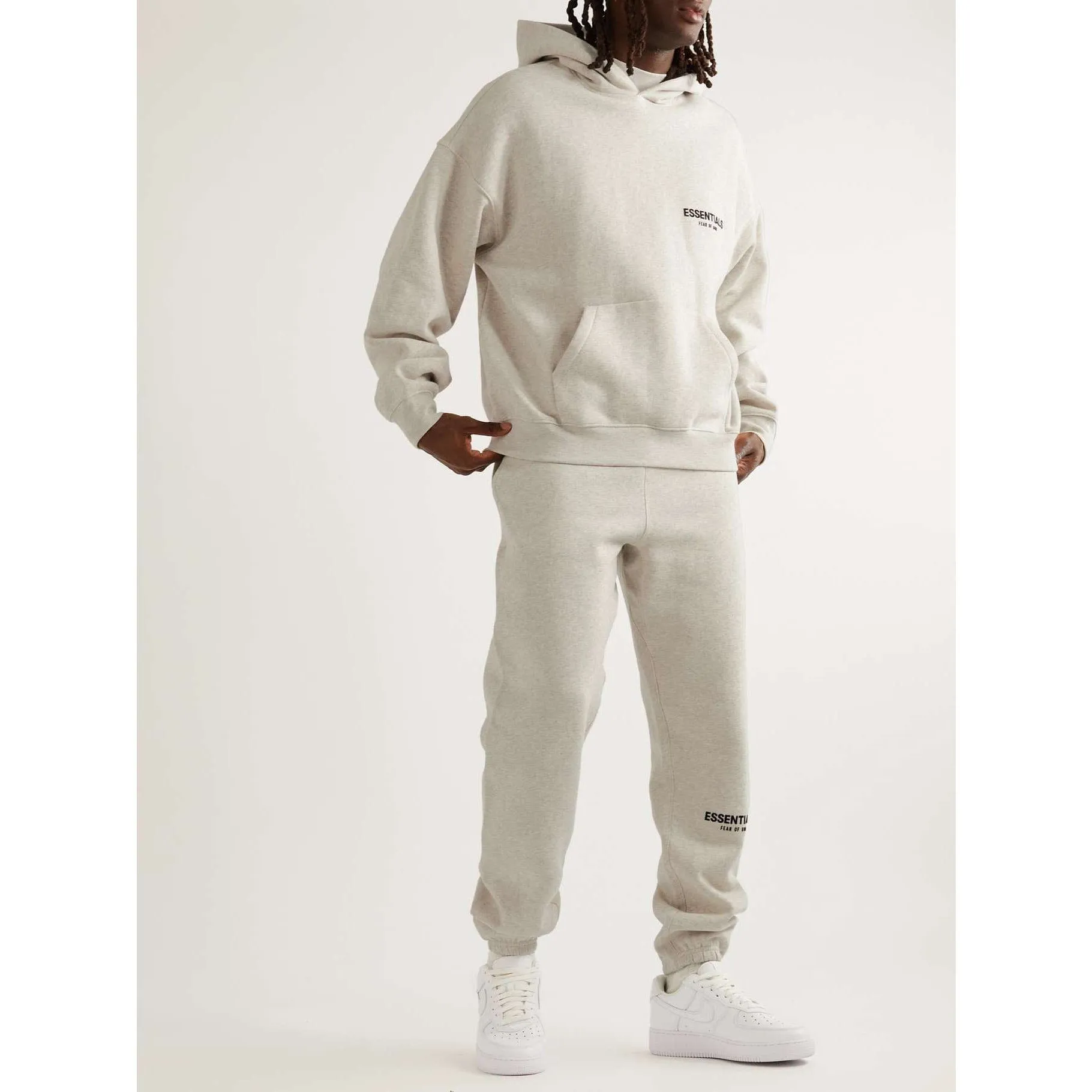 Fear of God Essentials Hoodie - Core Collection Light Oatmeal