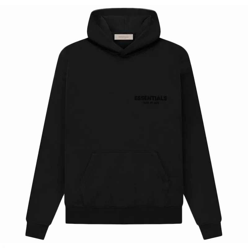 Fear of God Essentials Hoodie - Core Collection Stretch Limo (Black)