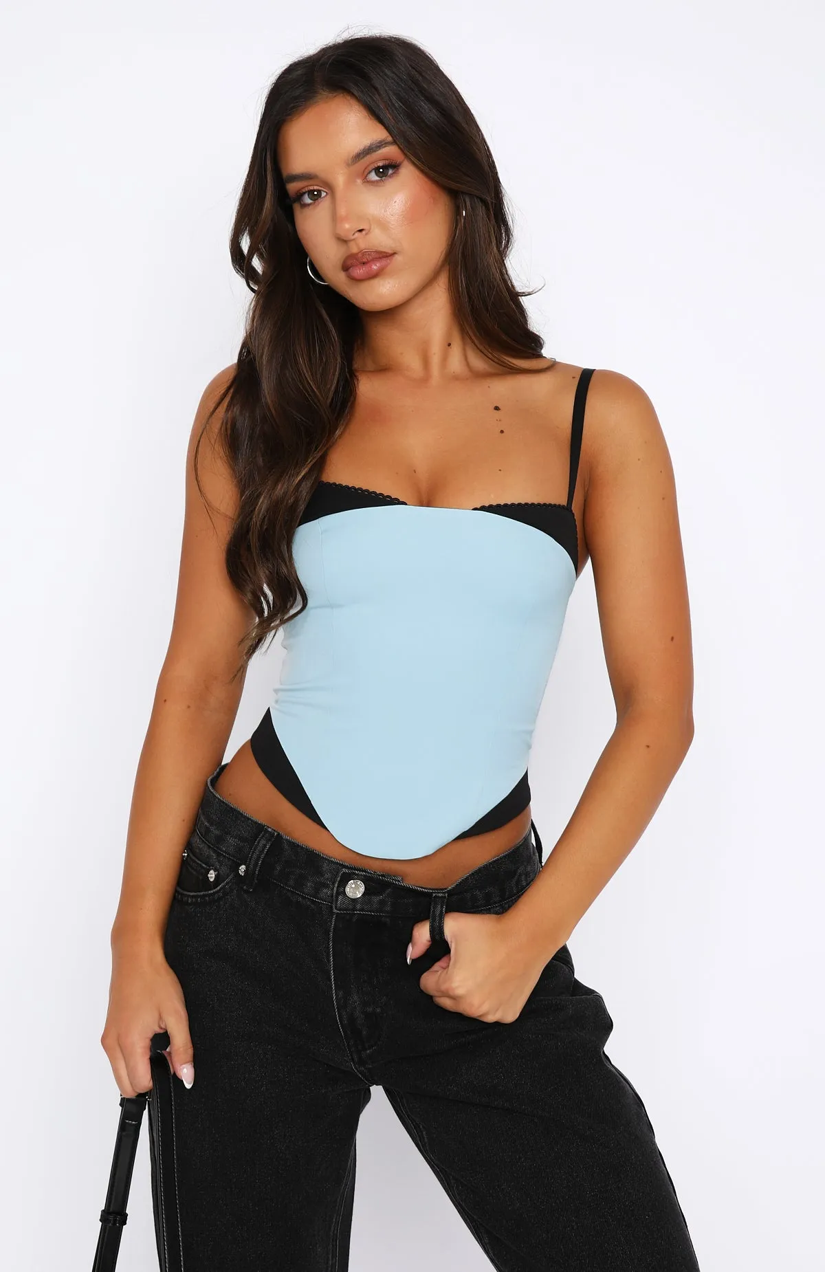 Feel The Spark Bustier Baby Blue