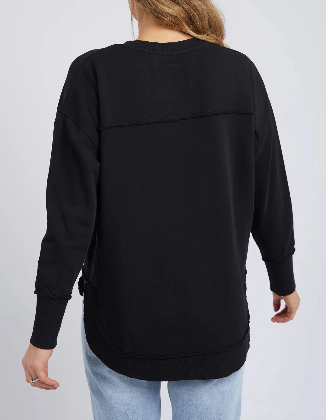 Foxwood Simplified Sweatshirt - Black on Black