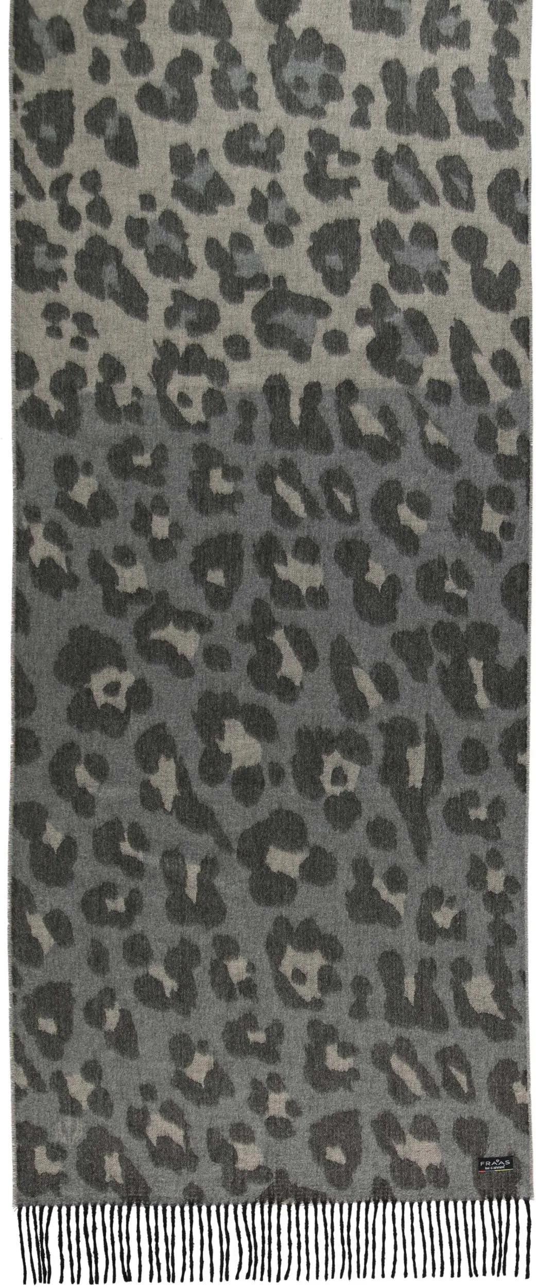 Fraas 625281 170 Sand Light Grey Tonal Animal Print Cashmink Wrap