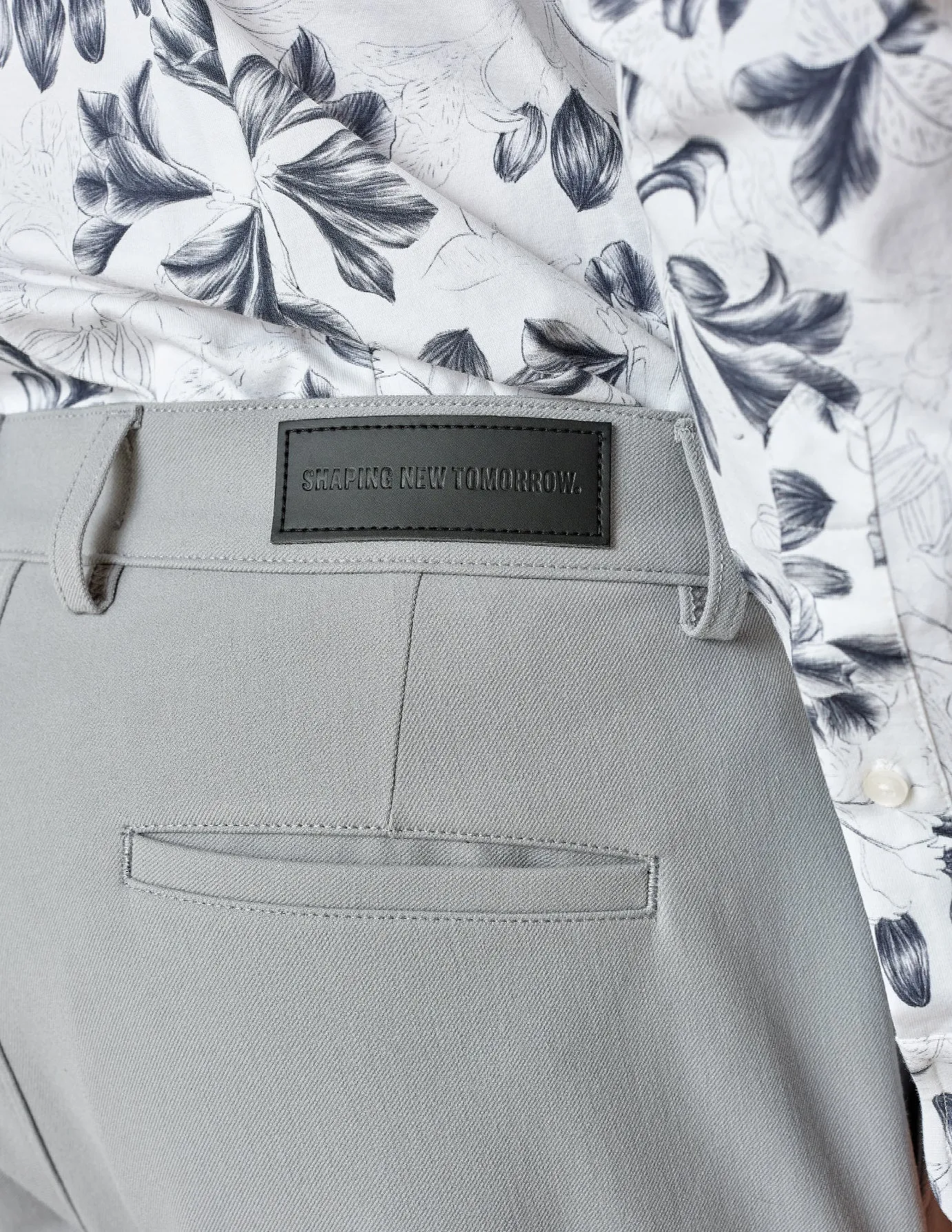 GEN2 Pants Slim Light Grey