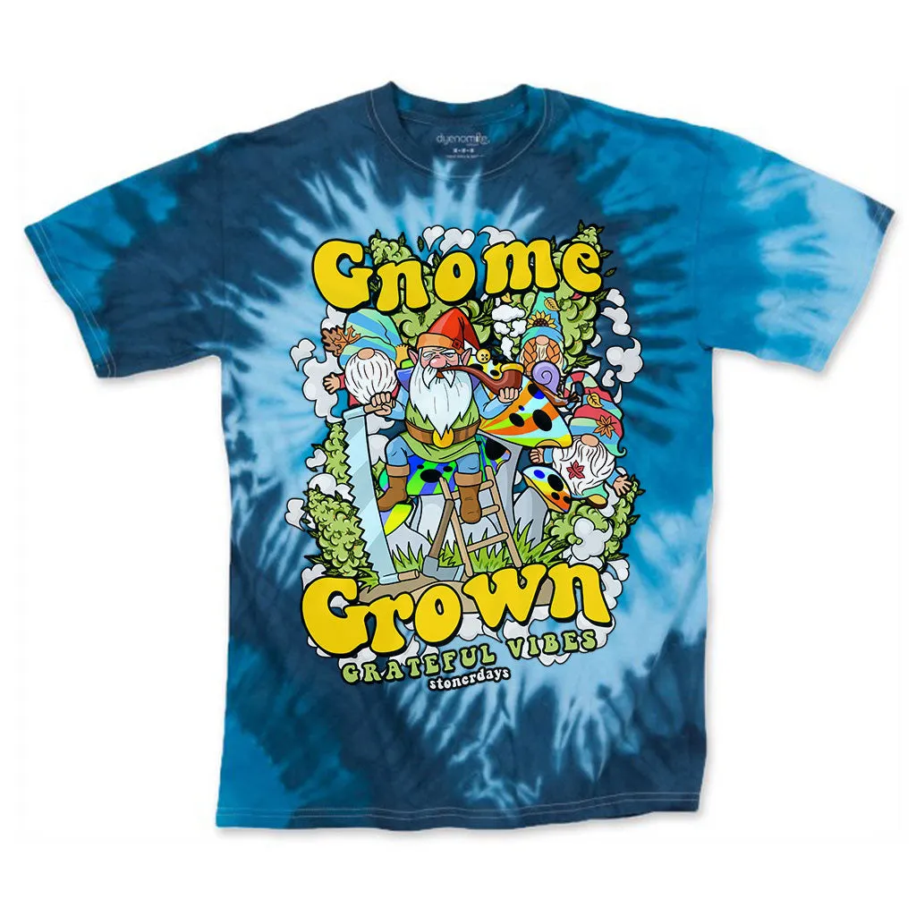 Gnome Grown Blue Tie dye