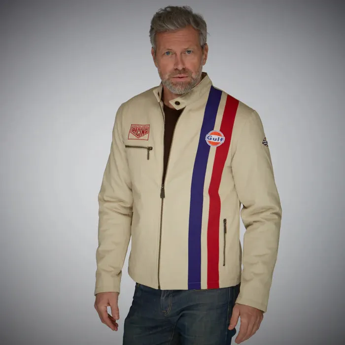 GrandPrix Originals Men's Roadmaster Cotton Jacket - Navy/Sand