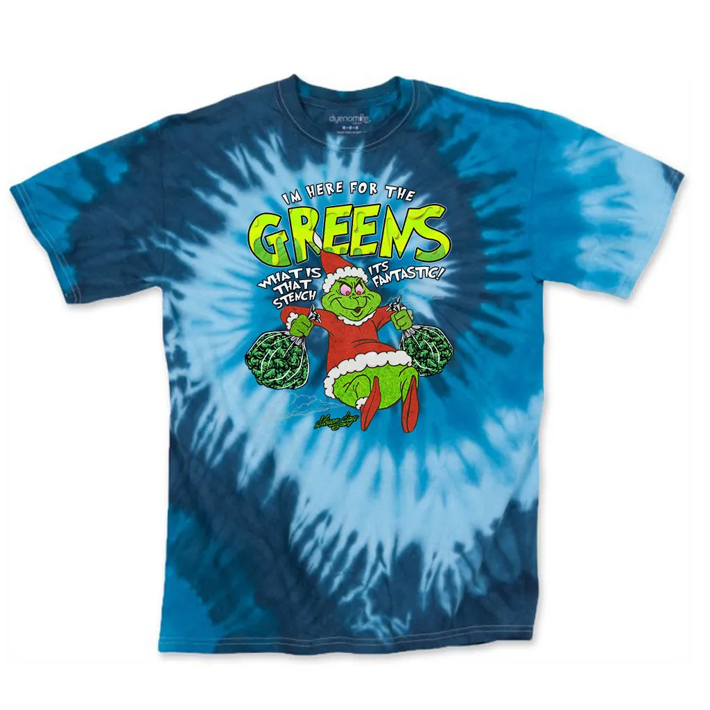 Grinch Blue Tie dye