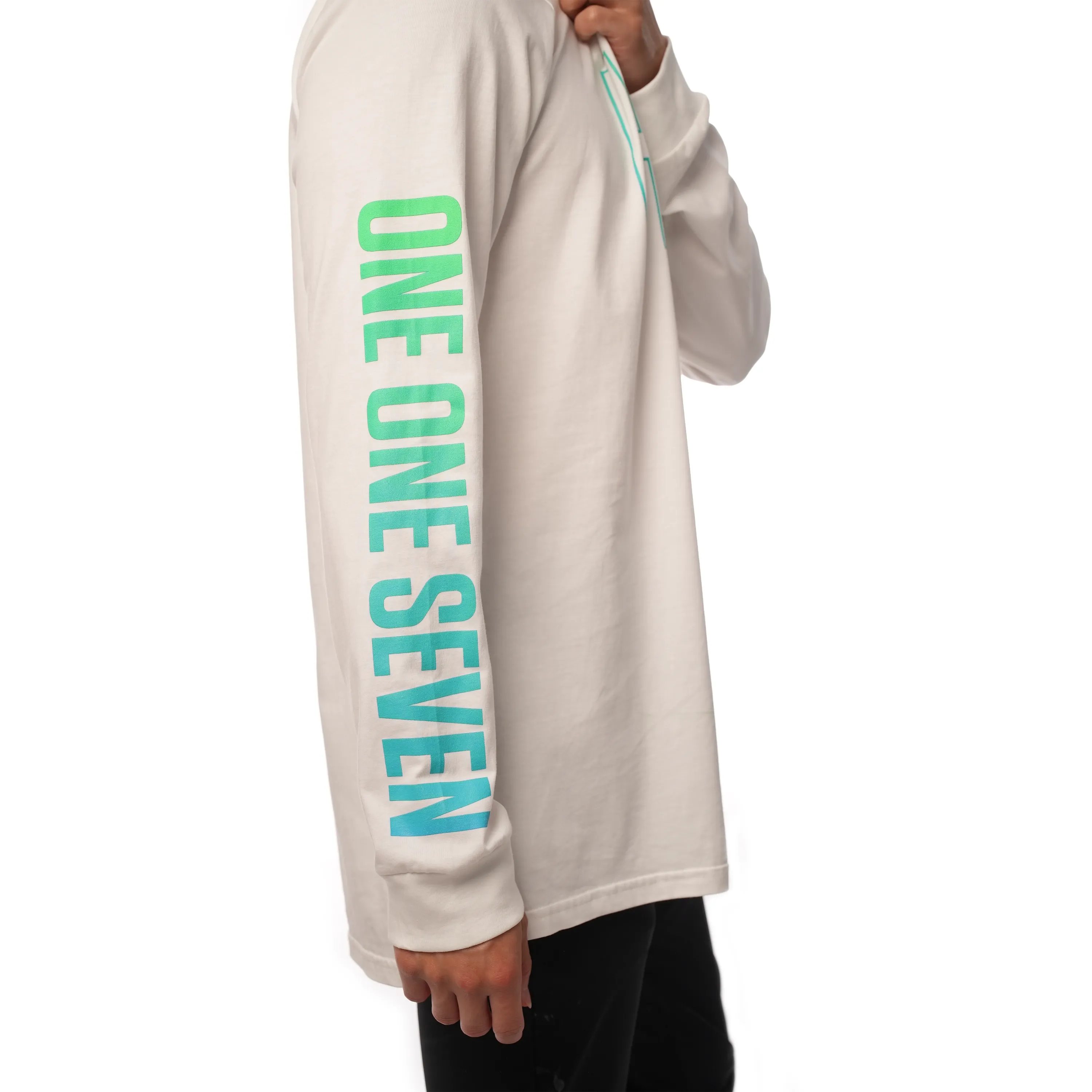 Halo One One Seven Cream Long Sleeve Tee