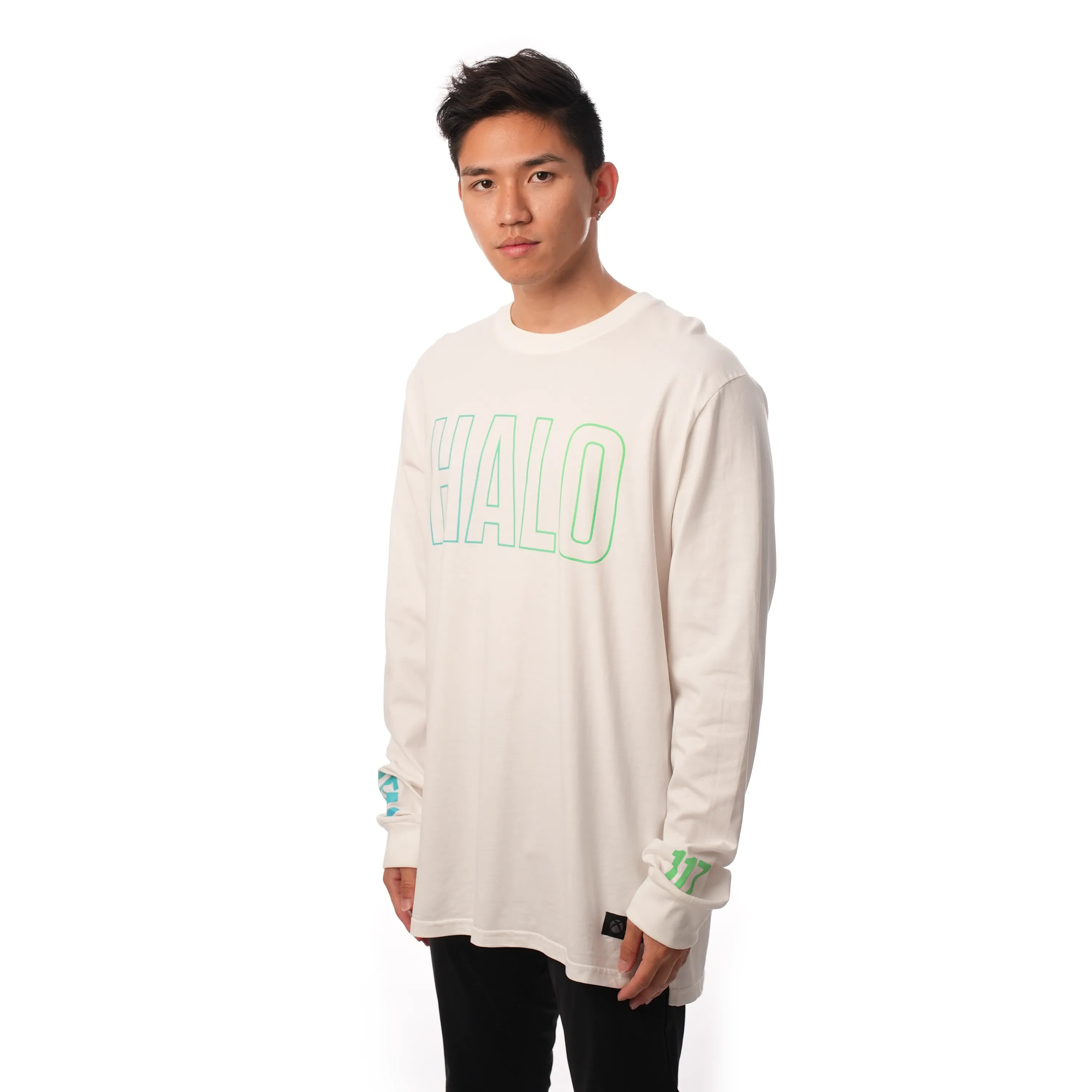 Halo One One Seven Cream Long Sleeve Tee