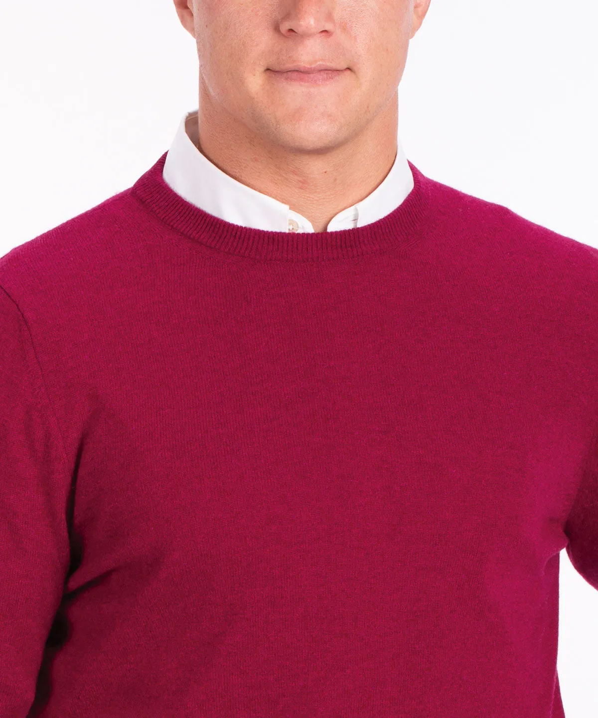 Heritage Italian 100% Cashmere Crew Neck Sweater