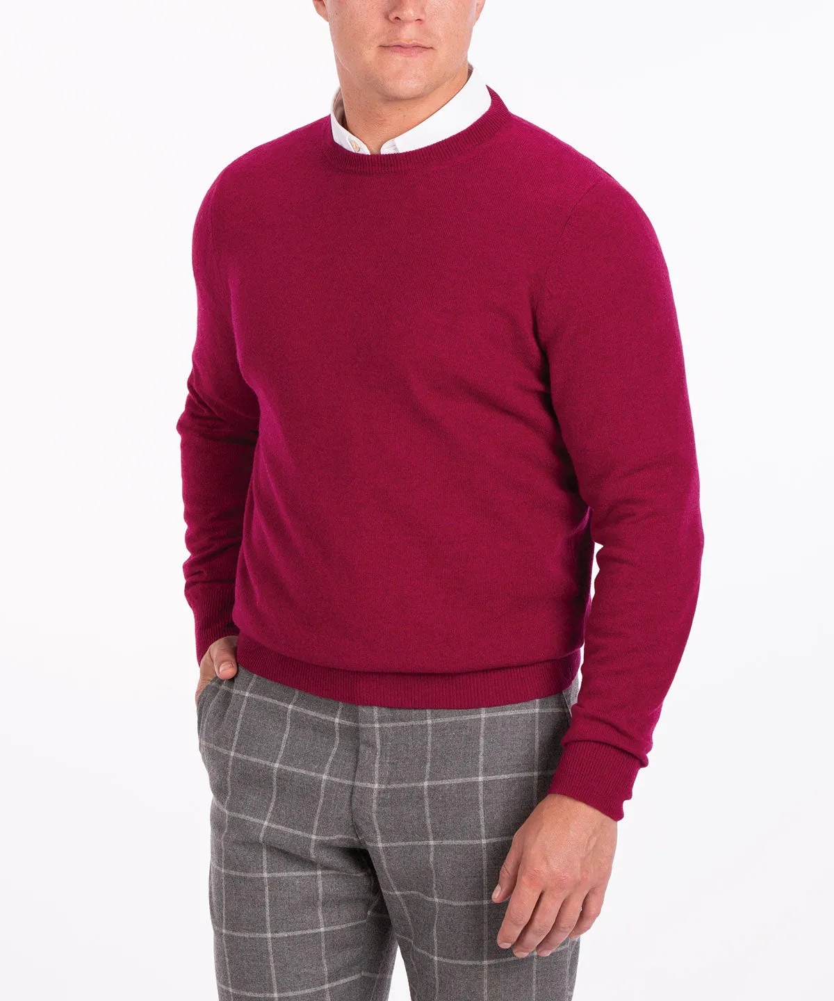 Heritage Italian 100% Cashmere Crew Neck Sweater