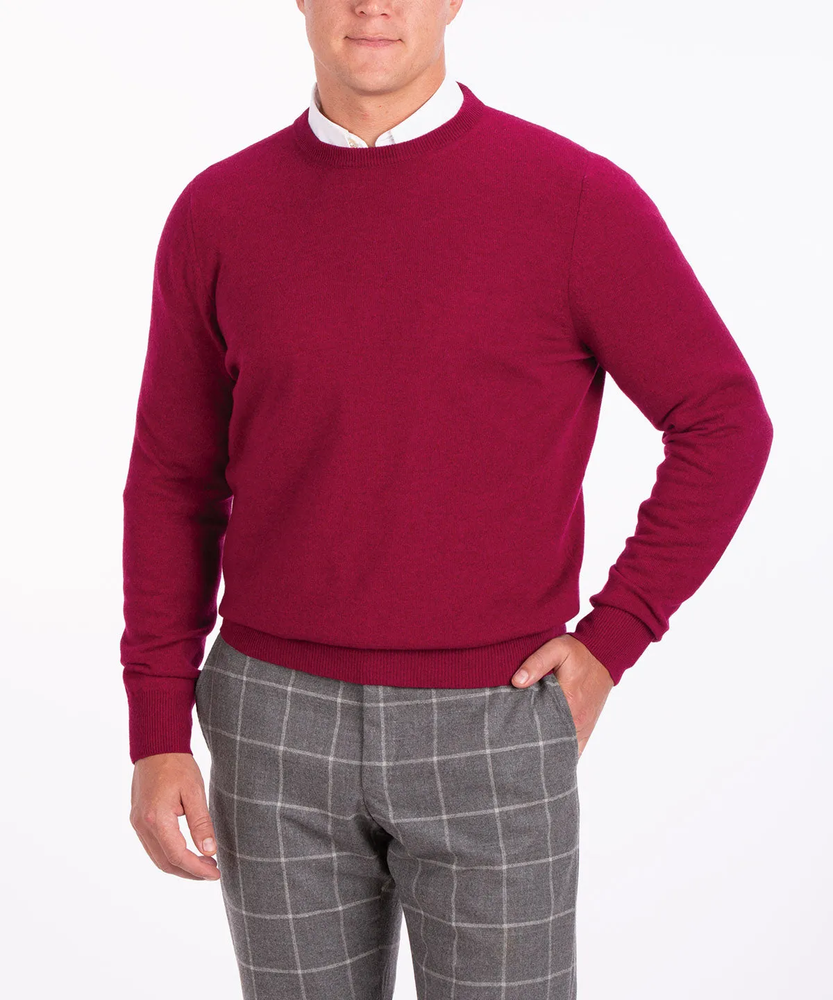 Heritage Italian 100% Cashmere Crew Neck Sweater