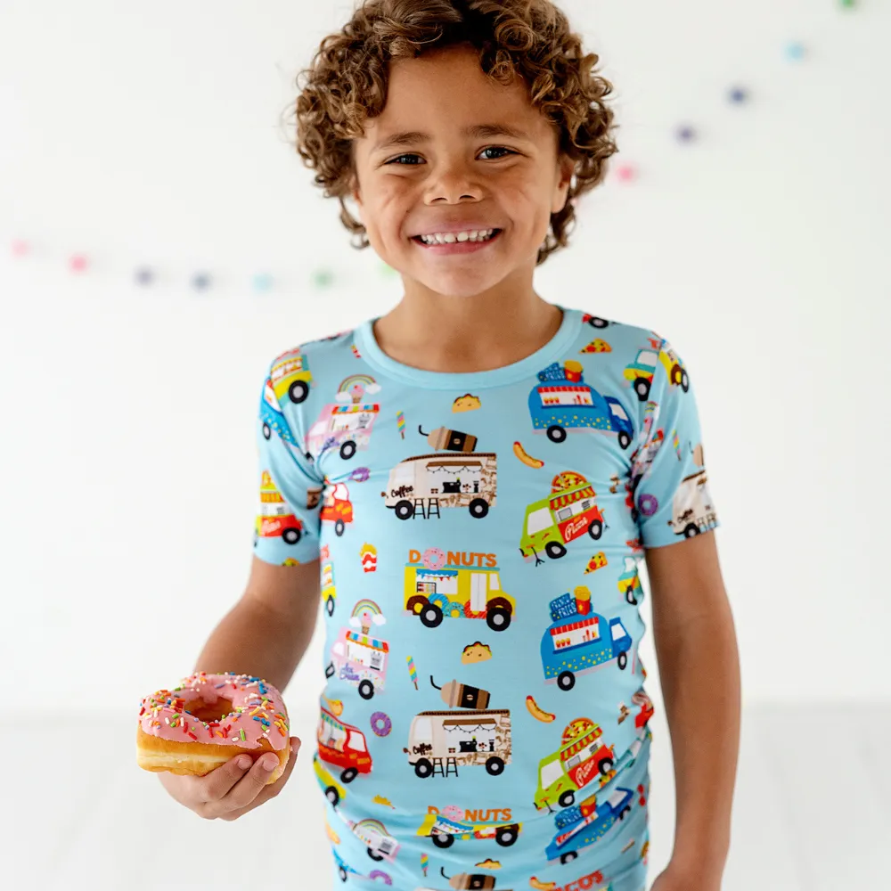 I Like Food Trucks and I Cannot Lie Toddler Pajamas (Short Sleeve)