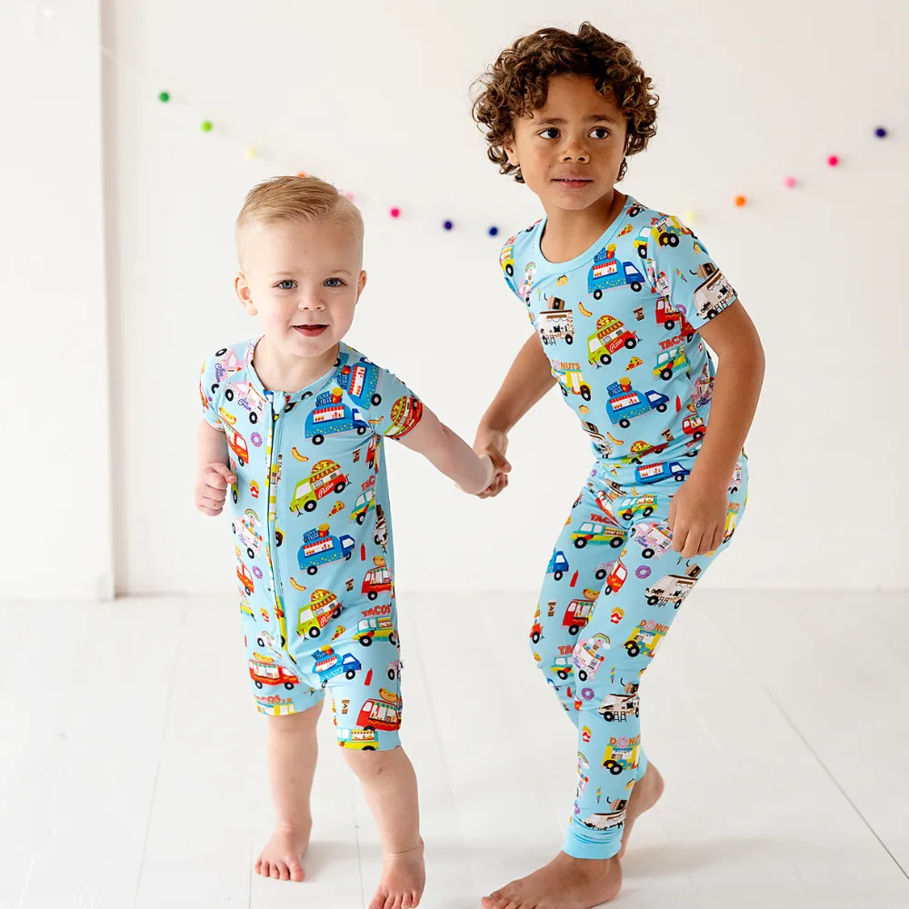 I Like Food Trucks and I Cannot Lie Toddler Pajamas (Short Sleeve)