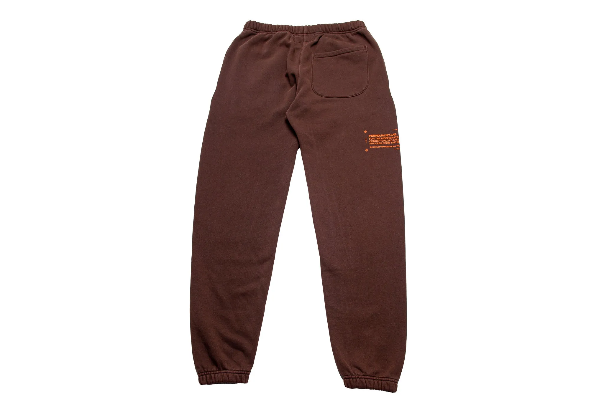 INDVLST Test Bar Logo Pants "Tobacco"