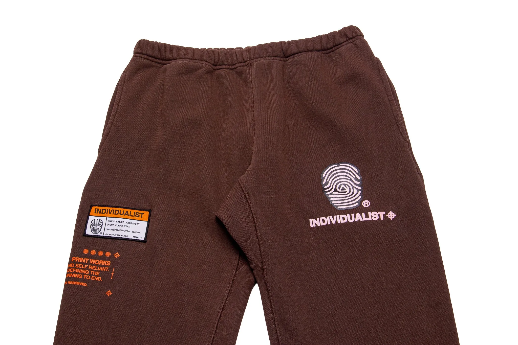 INDVLST Test Bar Logo Pants "Tobacco"