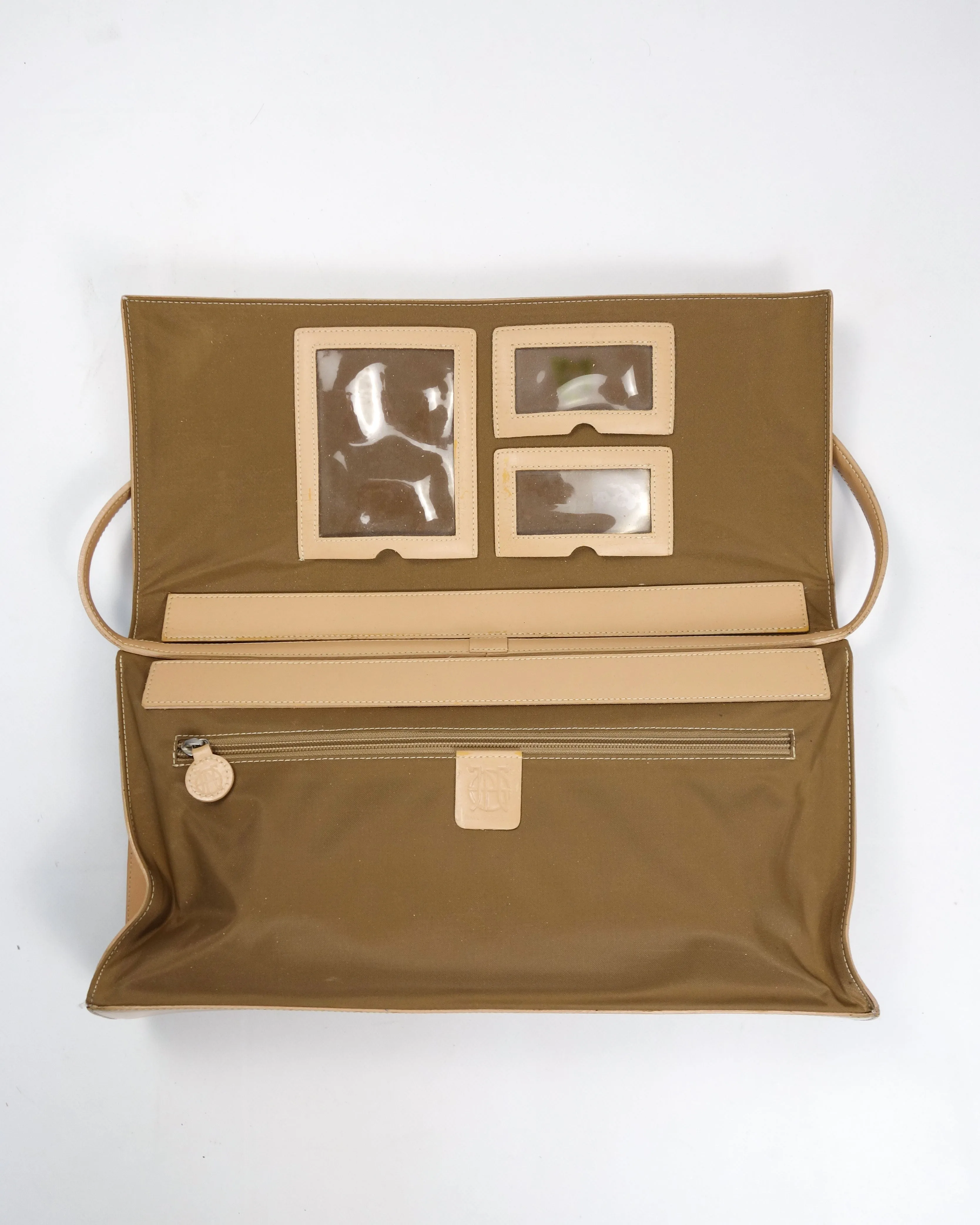 Jean Paul Gaultier Tan Case Bag 1990's