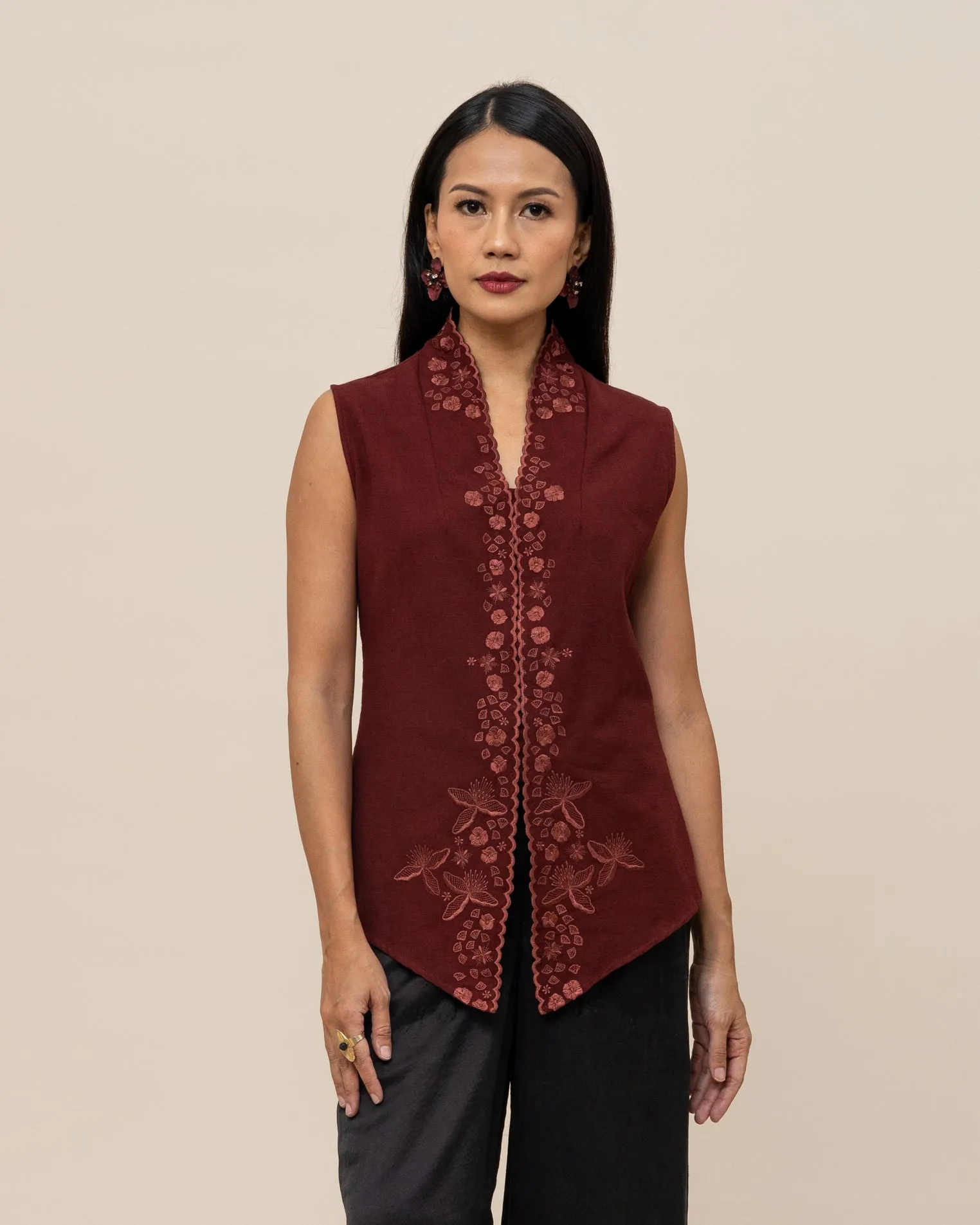 KEMBANG - Embroidered Kebaya Vest