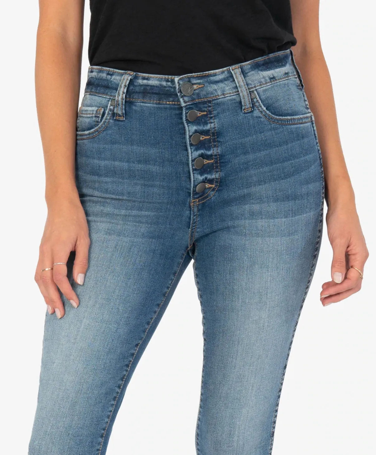 Kut Jeans | Connie High Rise Fab Ab Slim Fit Ankle Skinny