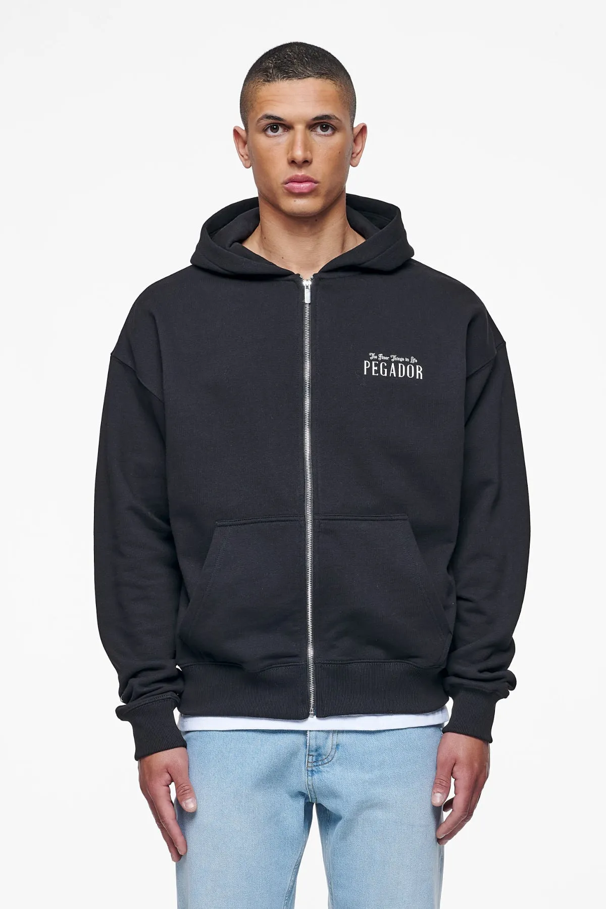 Leander Oversized Sweat Jacket Black