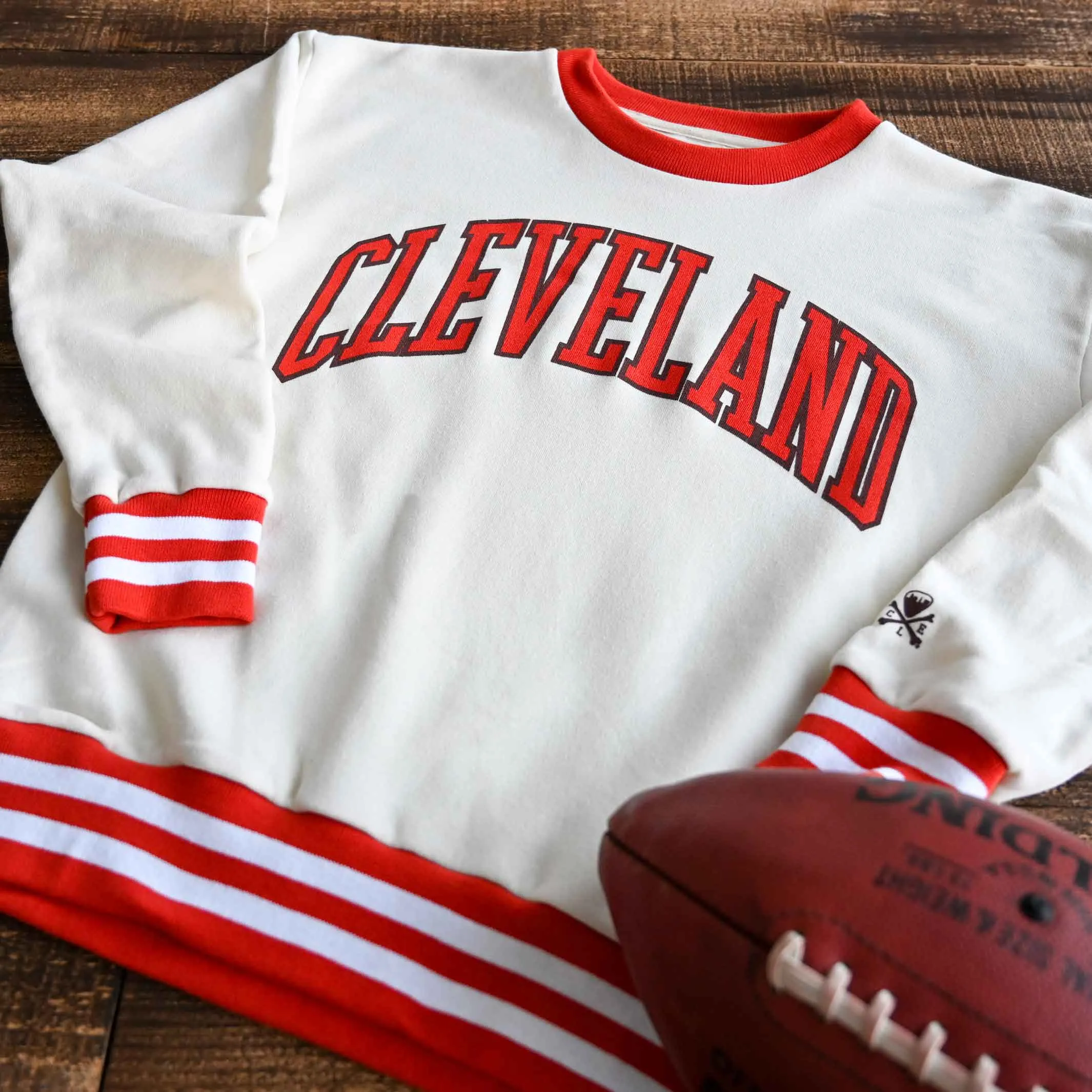 Limited Edition: Cleveland Arch Varsity Unisex Crewneck Sweatshirt