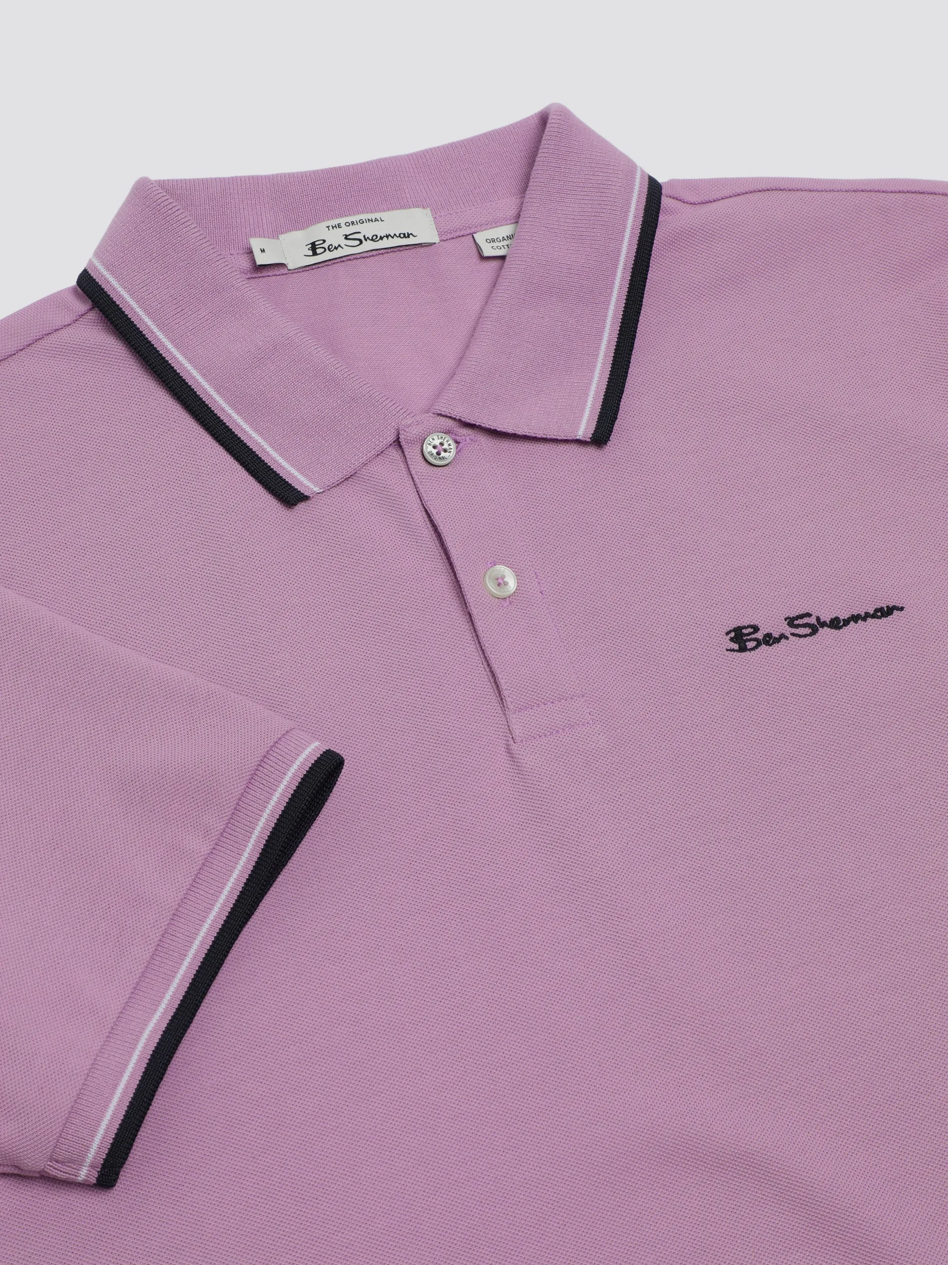 Limited Edition Signature Short Sleeve Polo - Violet