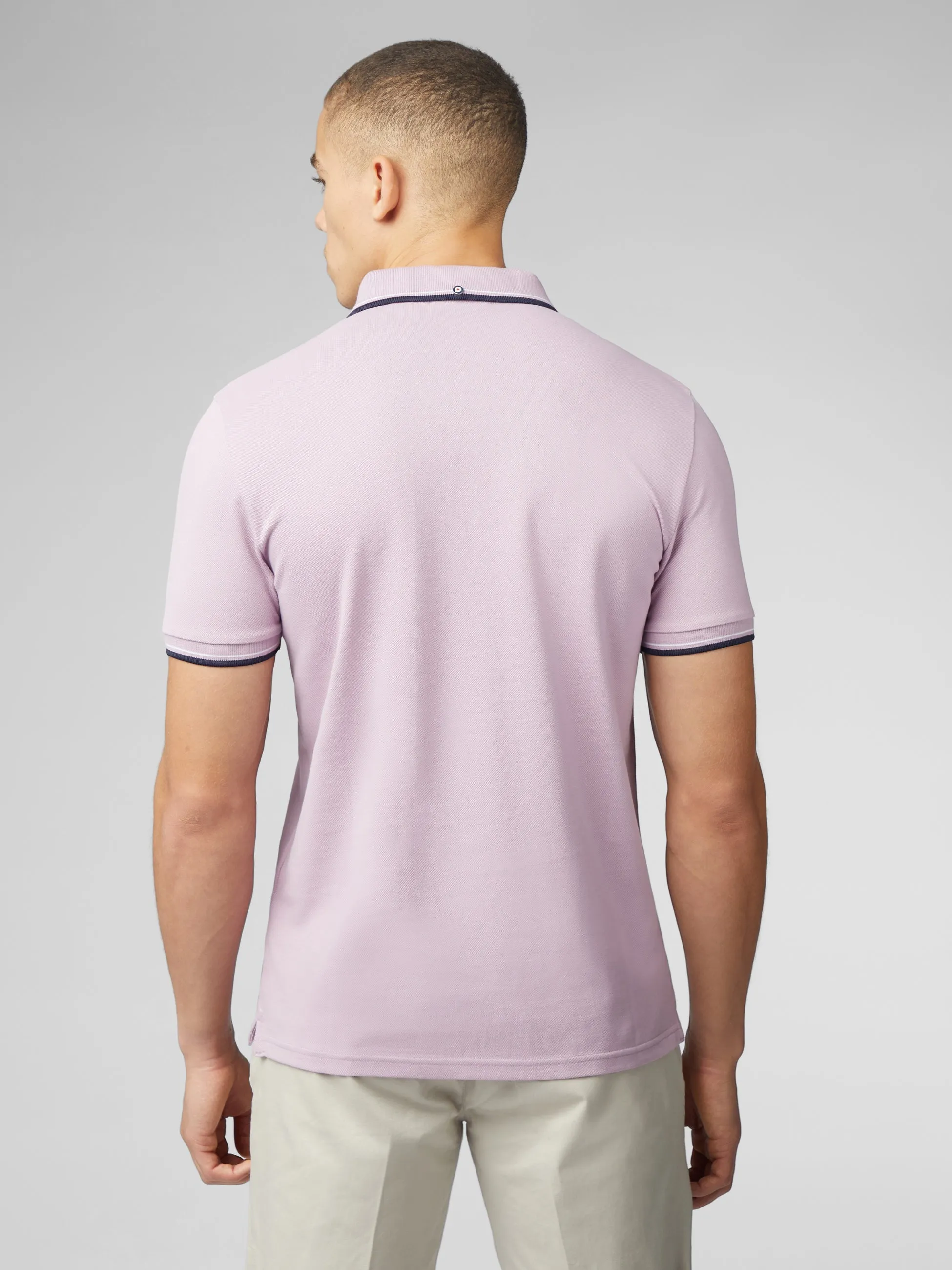 Limited Edition Signature Short Sleeve Polo - Violet