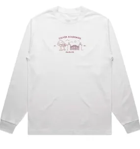 Logansport Gate Lux Long Sleeve Tee - White