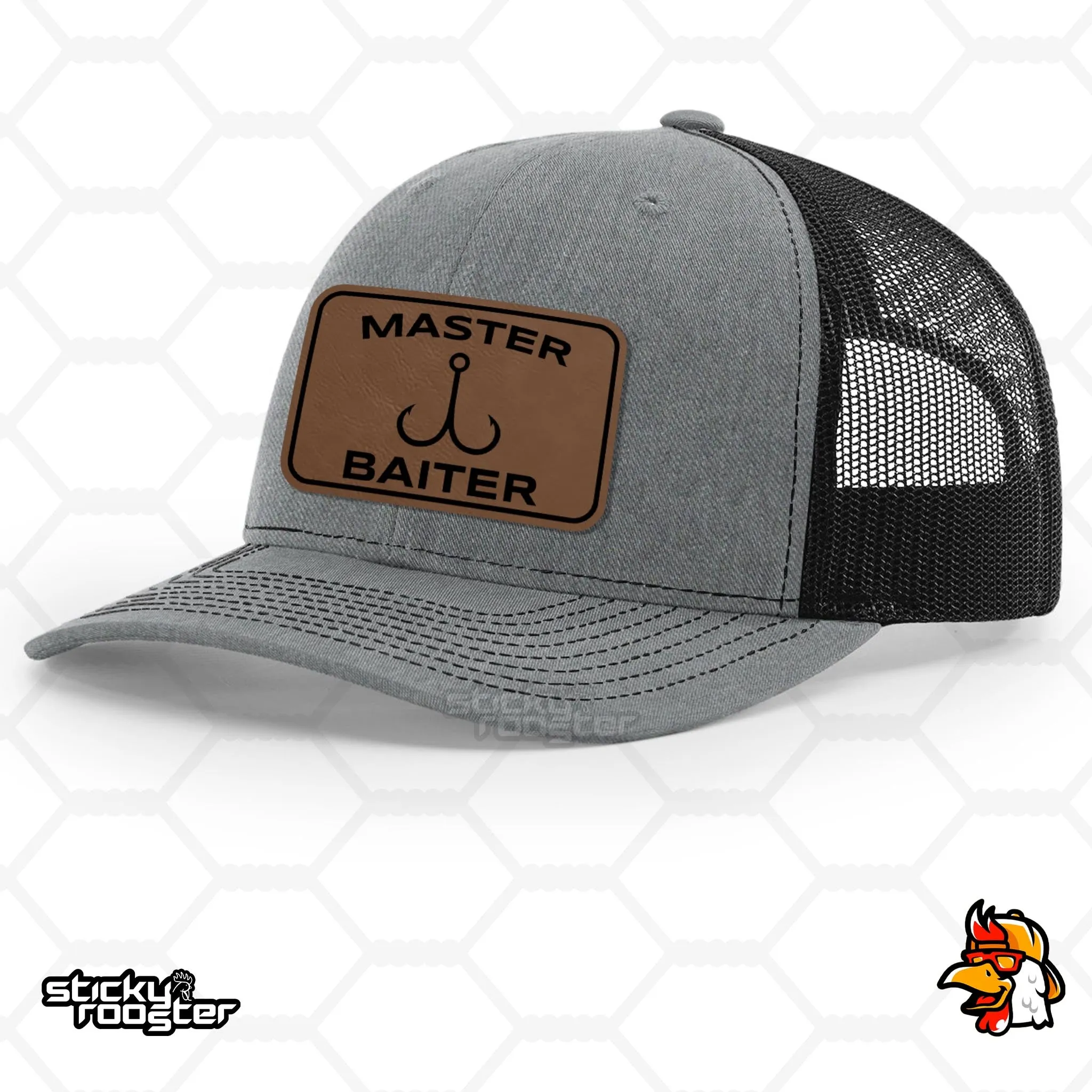 Master Baiter Leather Patch hat