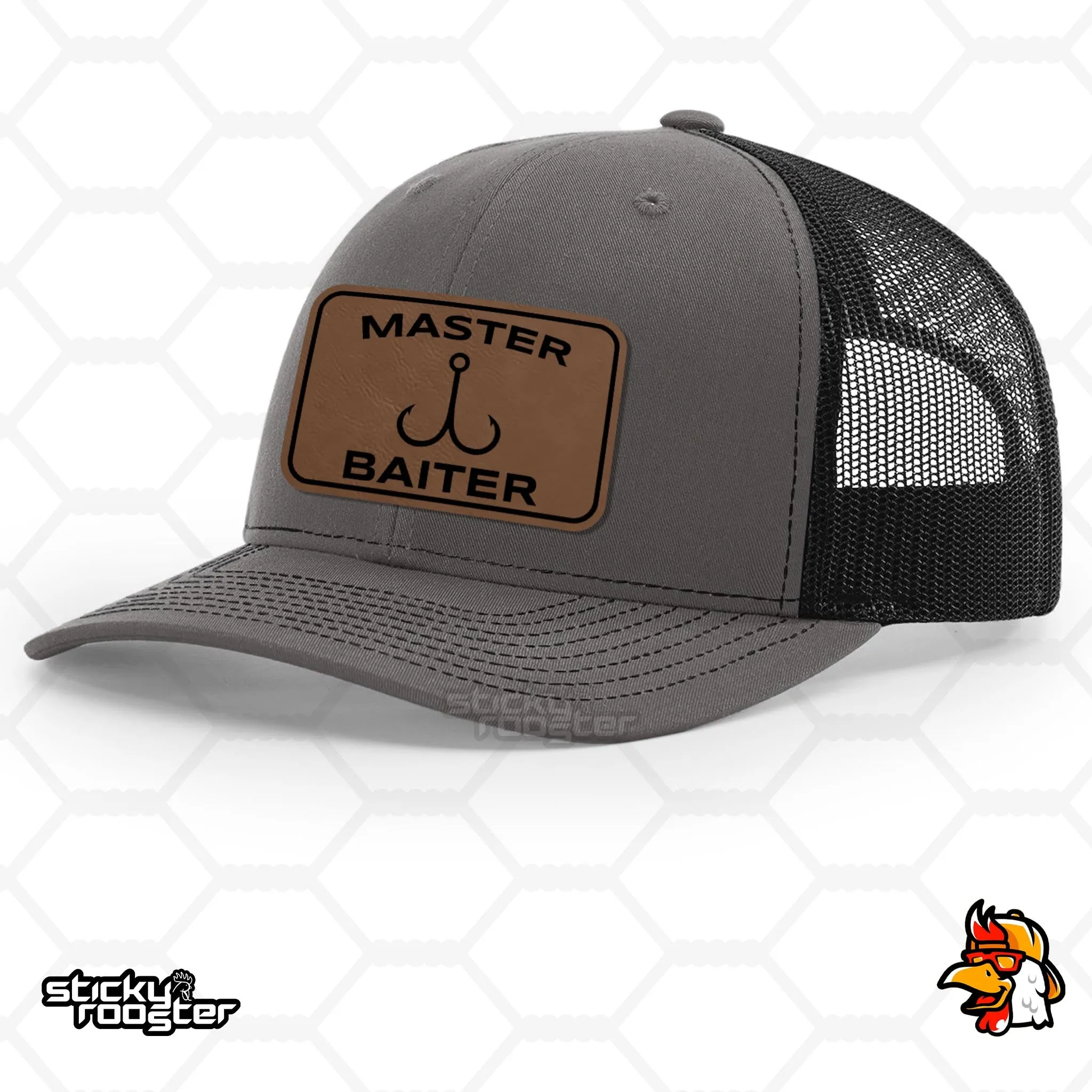 Master Baiter Leather Patch hat