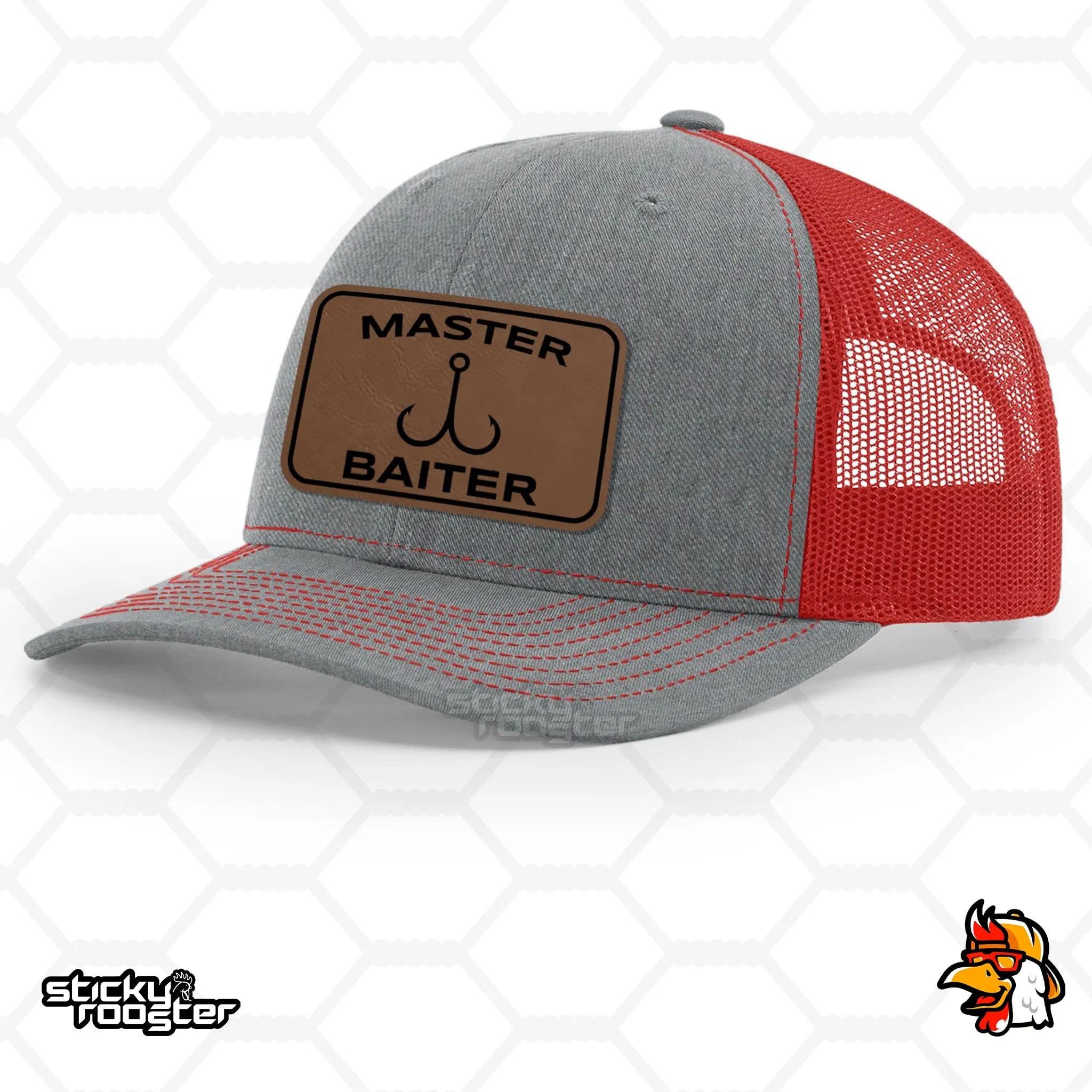 Master Baiter Leather Patch hat