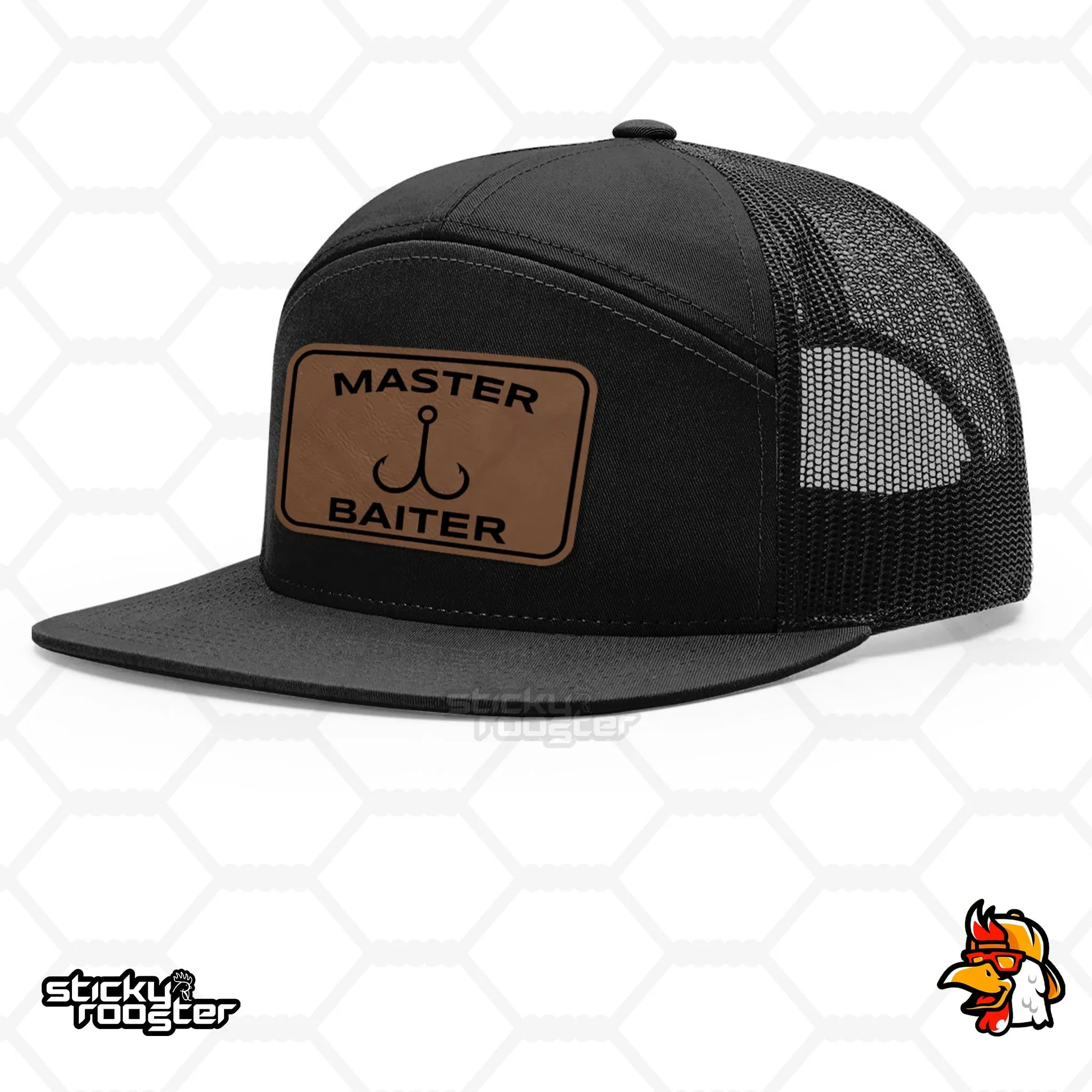 Master Baiter Leather Patch hat