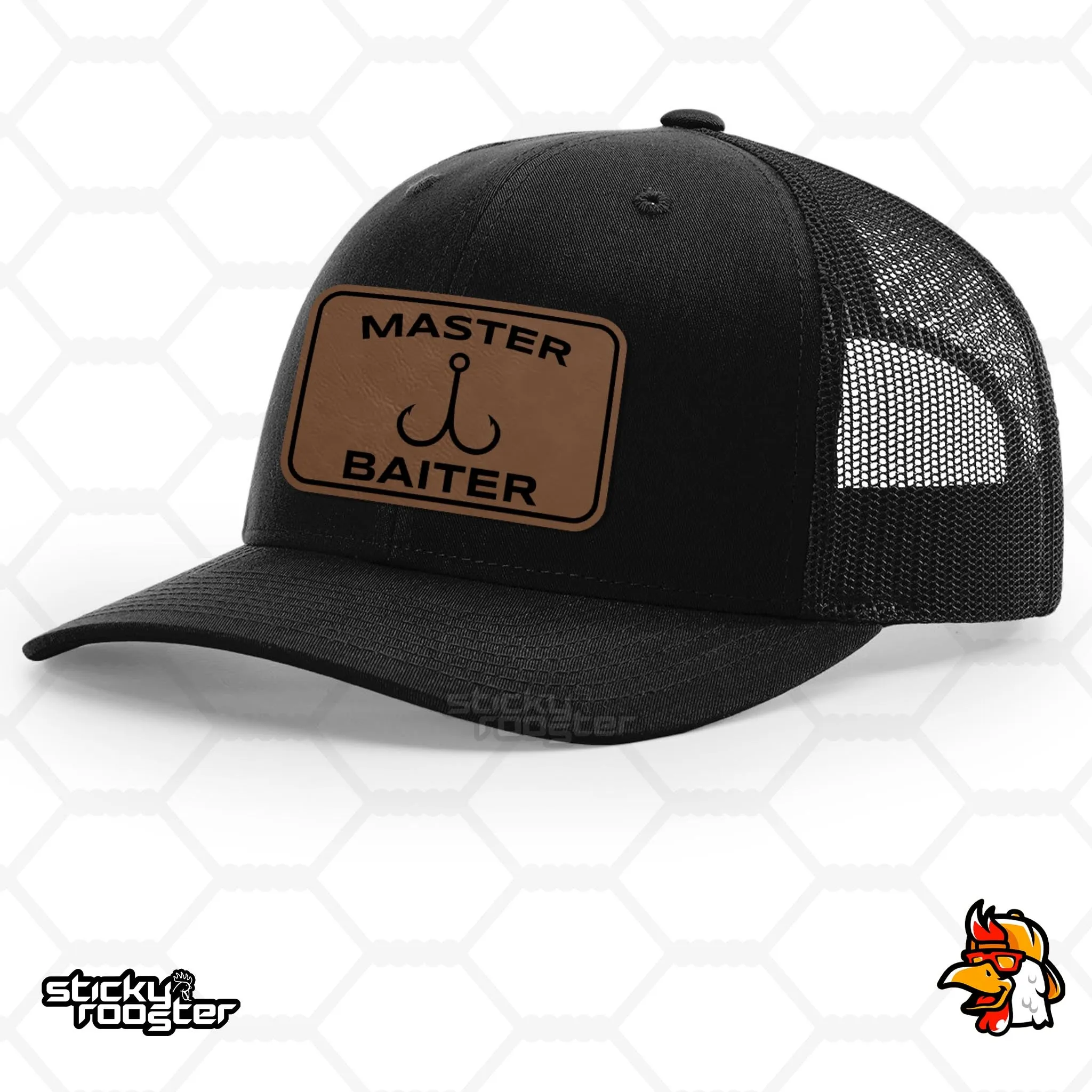 Master Baiter Leather Patch hat