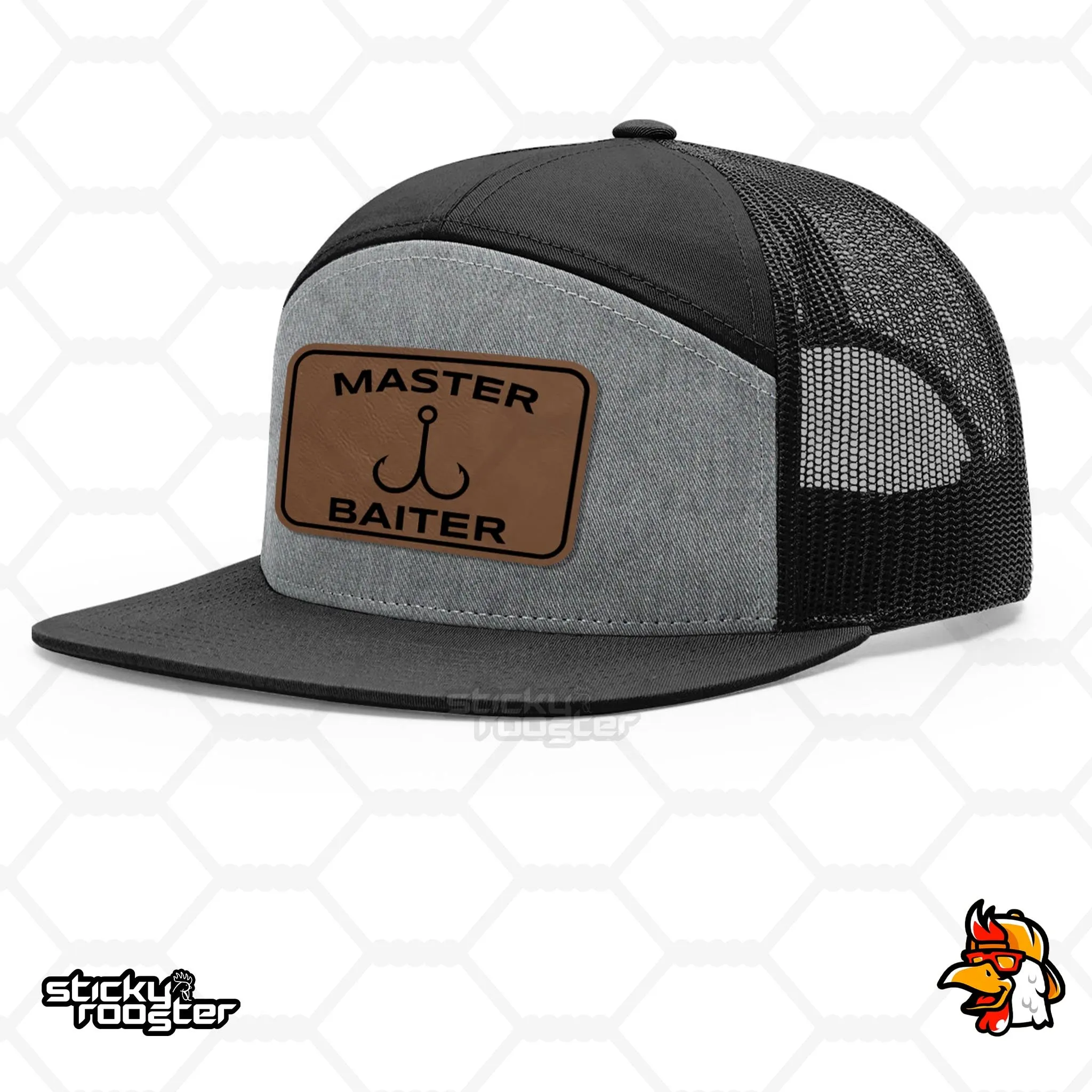 Master Baiter Leather Patch hat