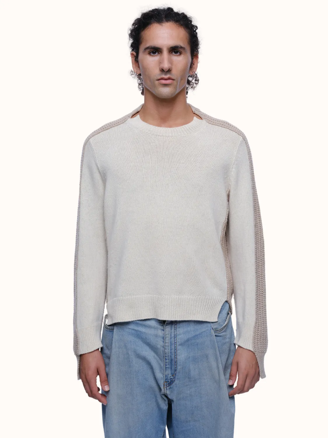 Max Crewneck in Recycled Cashmere & Recycled Wool