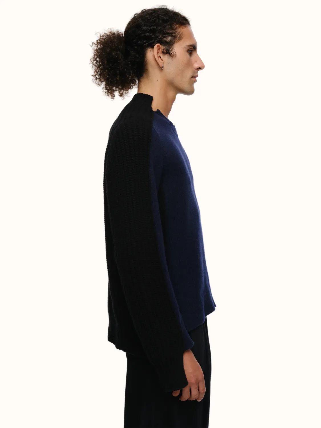 Max Crewneck in Recycled Cashmere & Recycled Wool