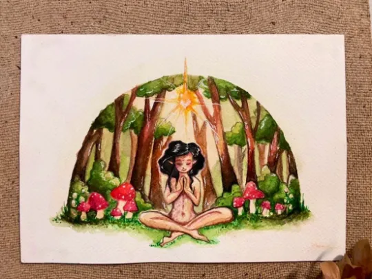 Meditation In The Forest