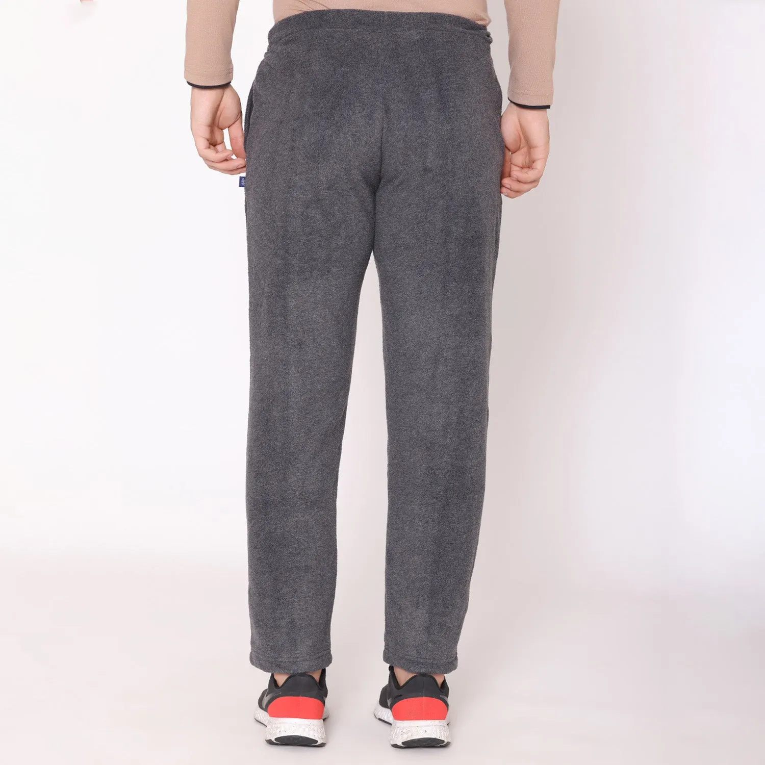 Men Regular Fit Polar Track Pants - Anthra