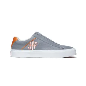 Men's Cruiser White Gray Orange Nylon Low Tops 00801-882