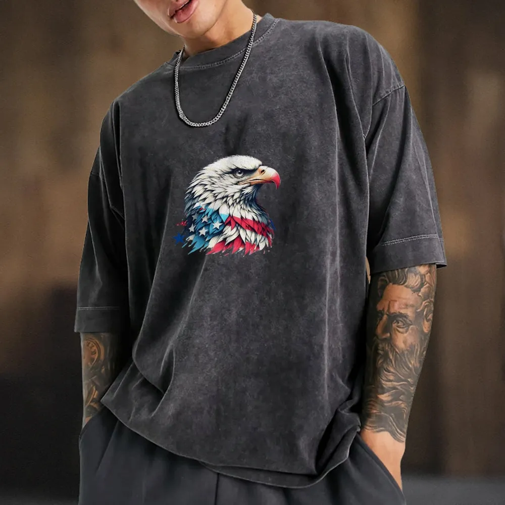 Mens Eagle Print Tee