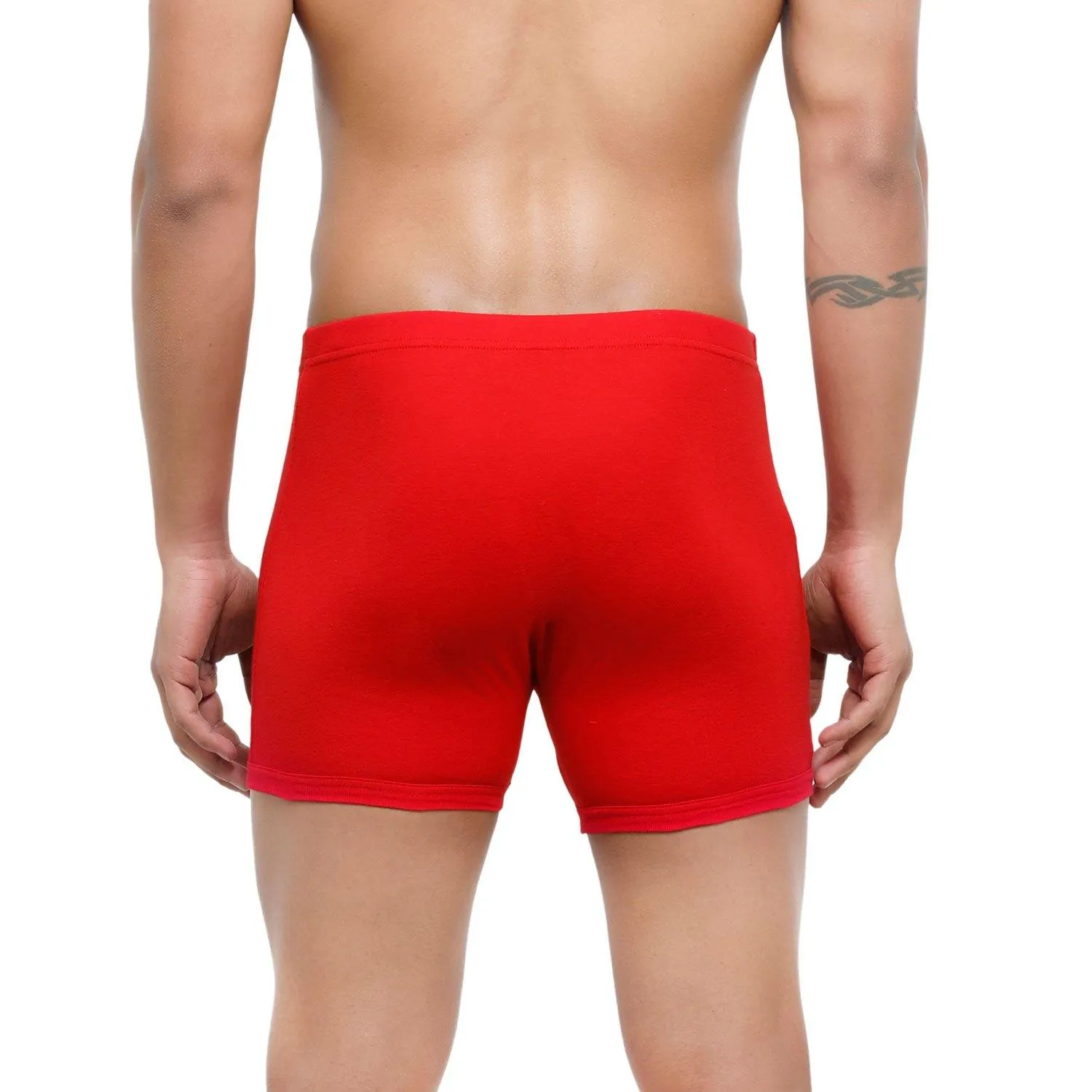 Men's Mid-Rise Classic Cotton Trunks - Pack Of 2